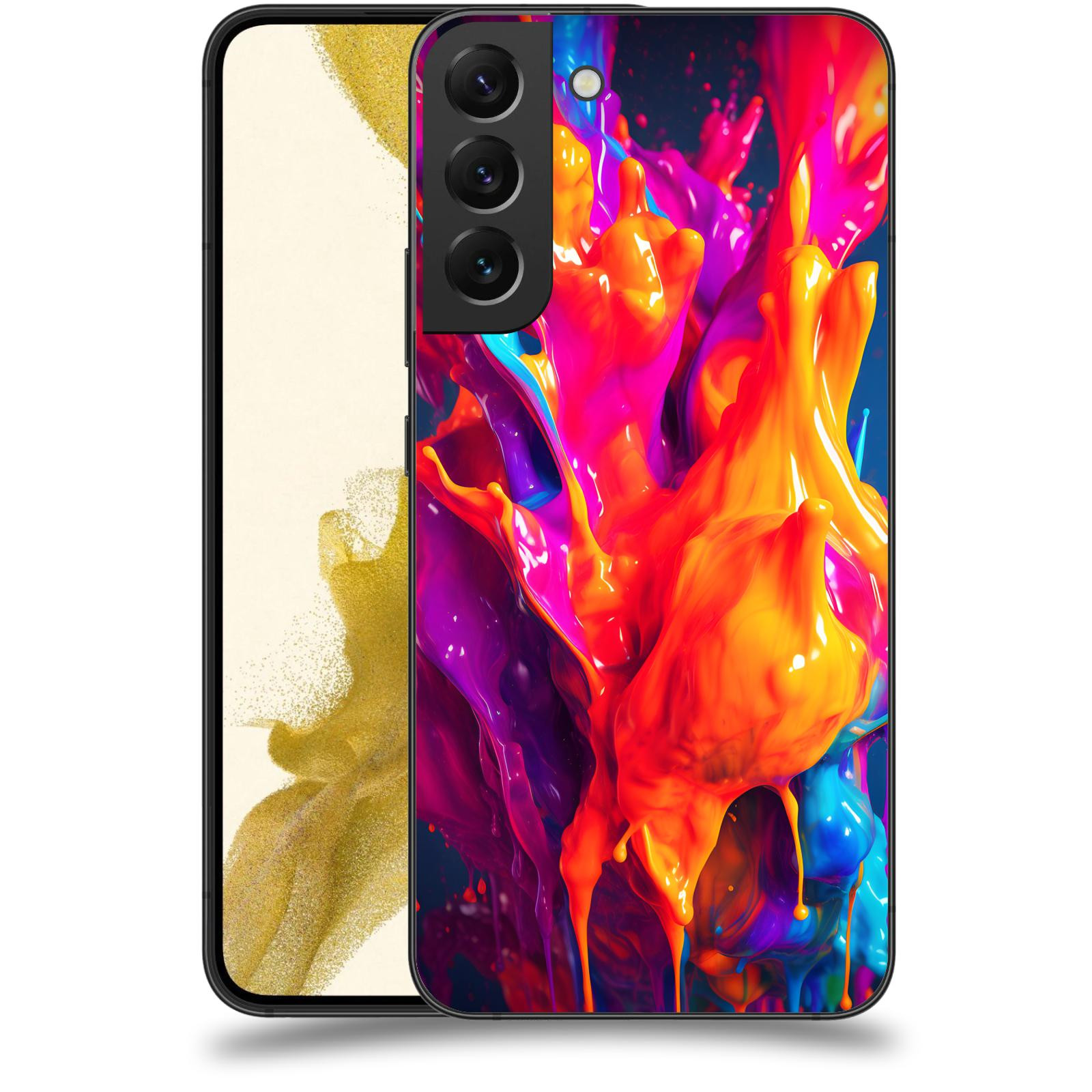 ACOVER Kryt na mobil Samsung Galaxy S22+ 5G - Beautiful Liquid I