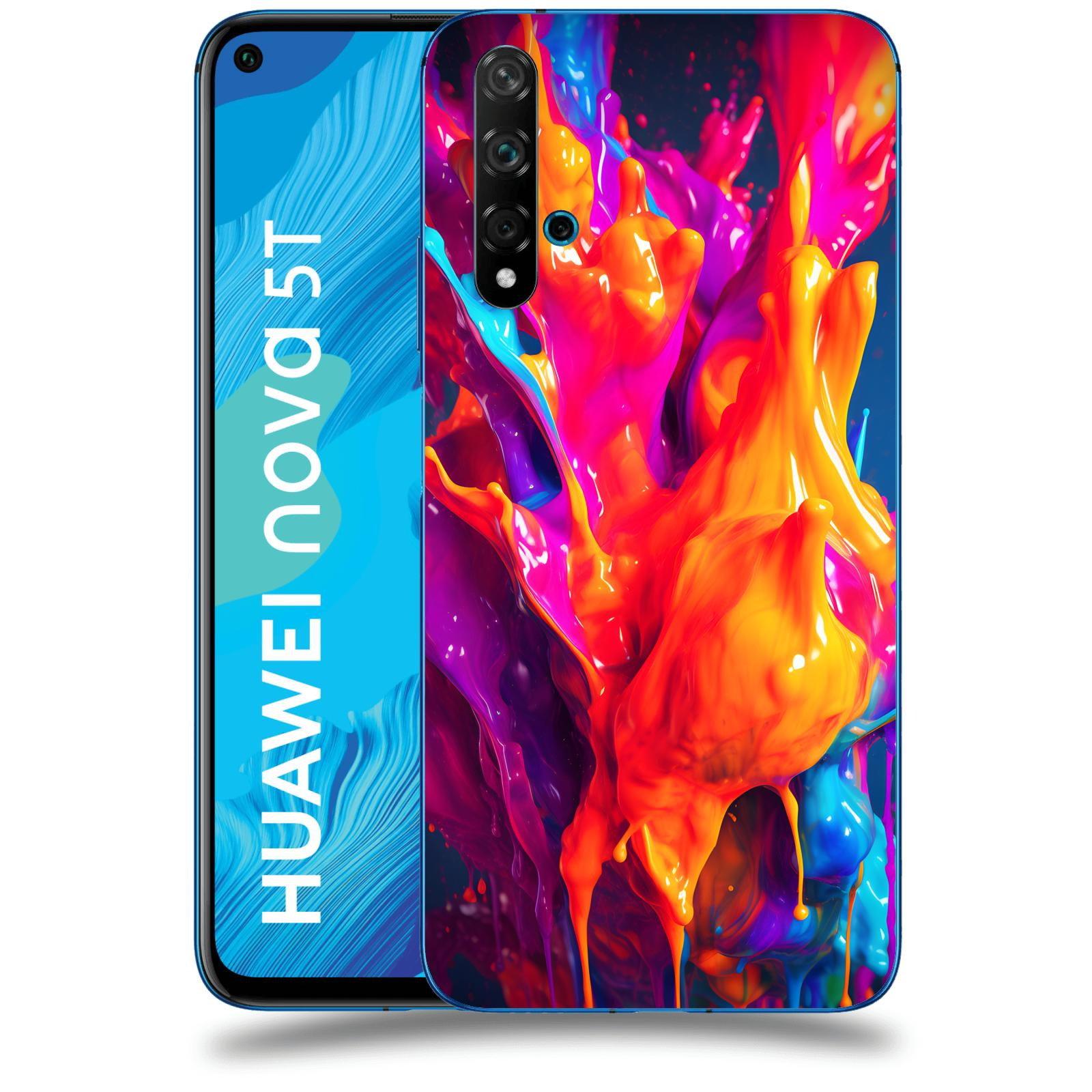 ACOVER Kryt na mobil Huawei Nova 5T - Beautiful Liquid I