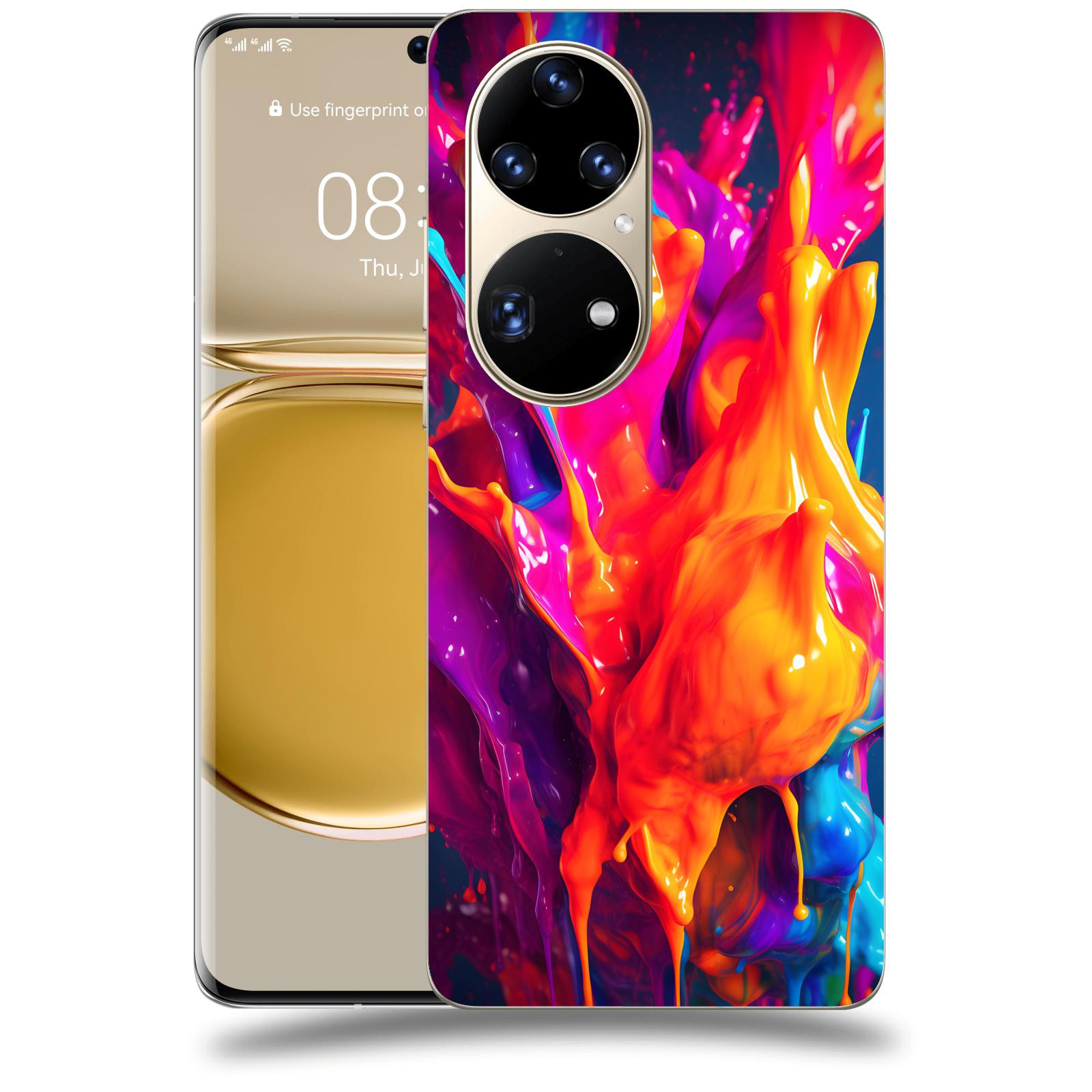 ACOVER Kryt na mobil Huawei P50 - Beautiful Liquid I