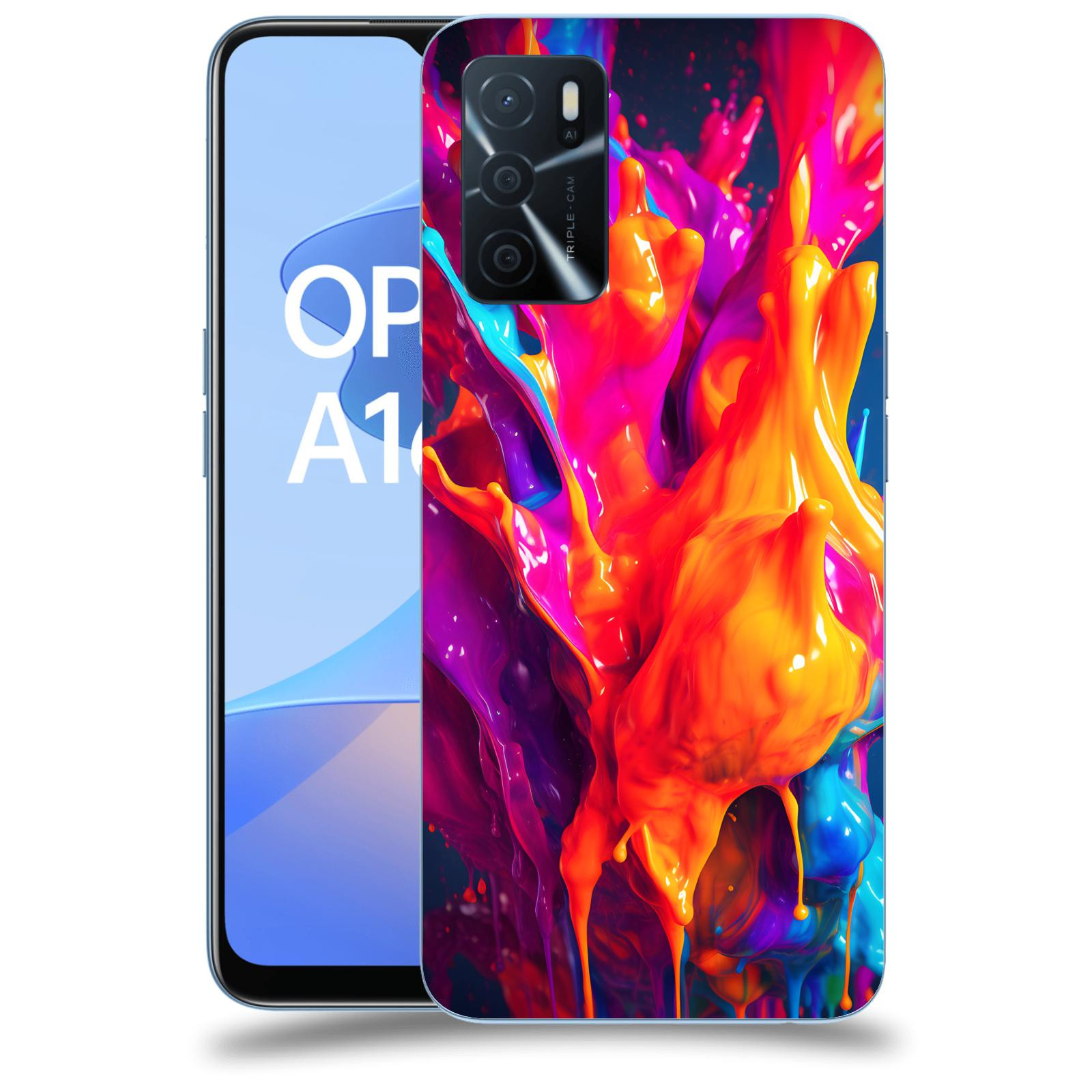 ACOVER Kryt na mobil OPPO A16s - Beautiful Liquid I