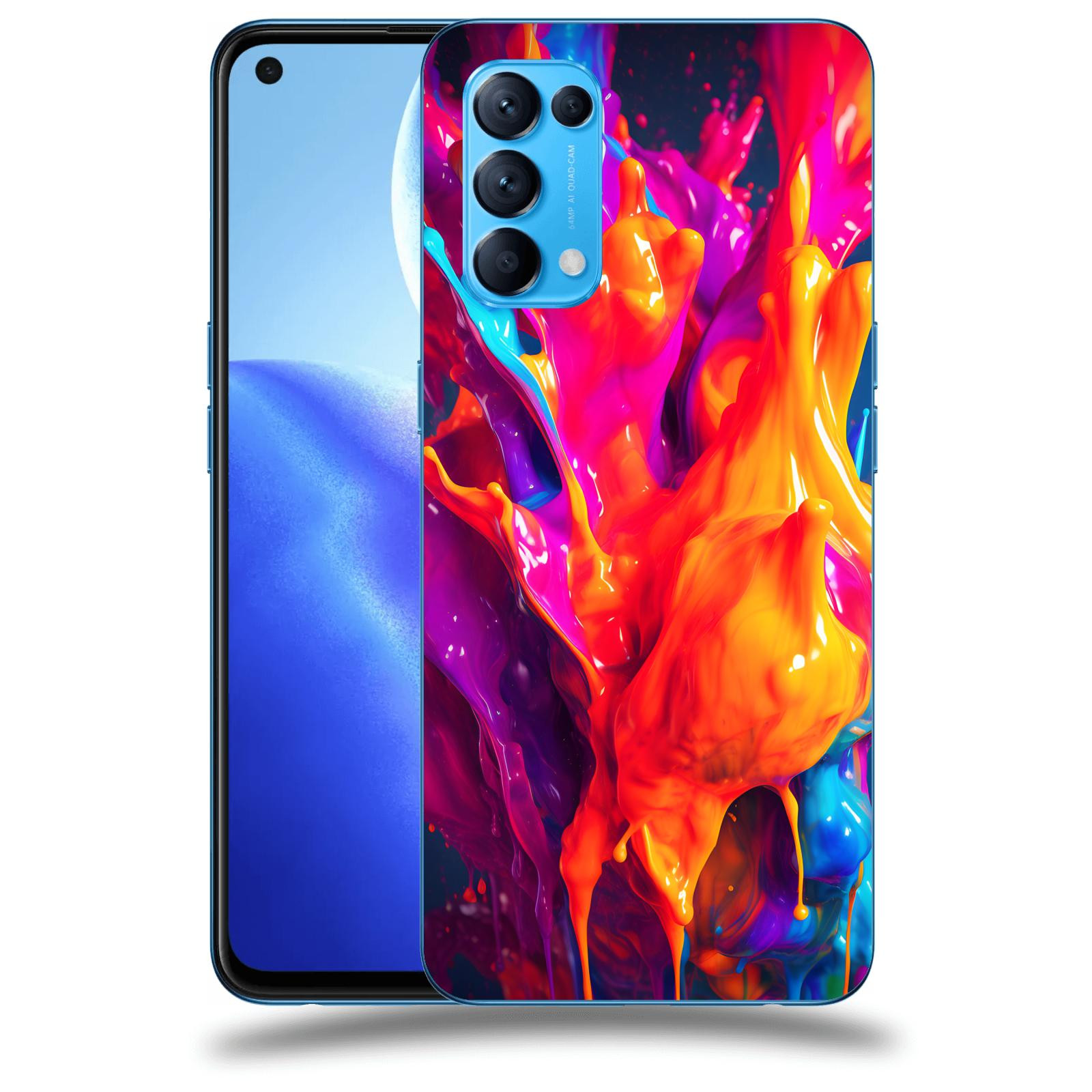 ACOVER Kryt na mobil OPPO Reno 5 5G - Beautiful Liquid I
