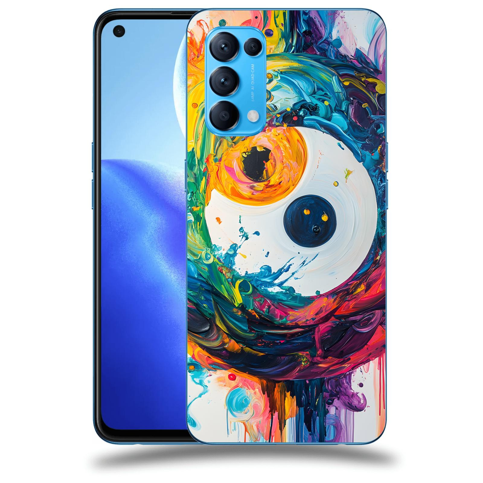 ACOVER Kryt na mobil OPPO Reno 5 5G - Jin Jang