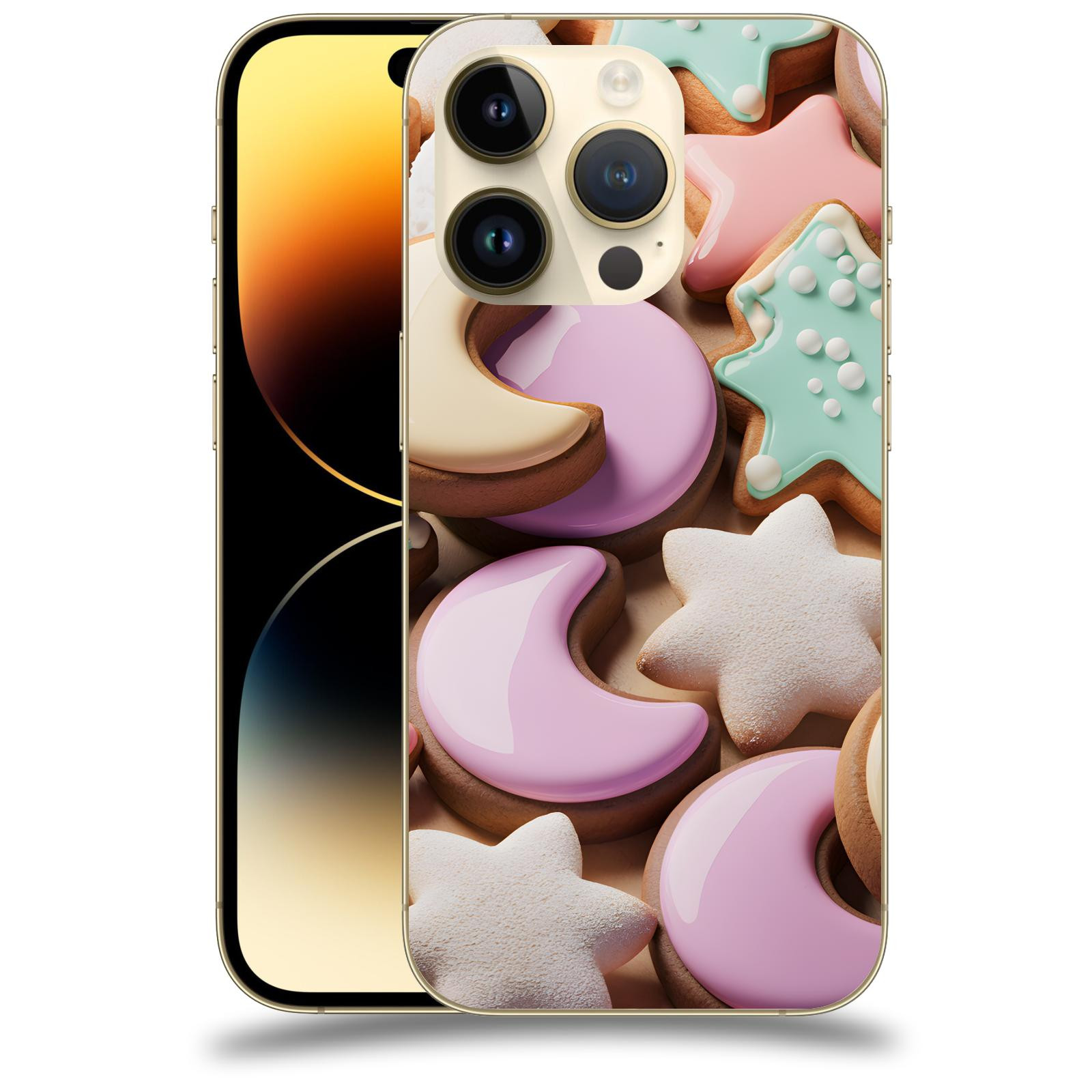 ACOVER Kryt na mobil Apple iPhone 14 Pro - Vánoční cukroví