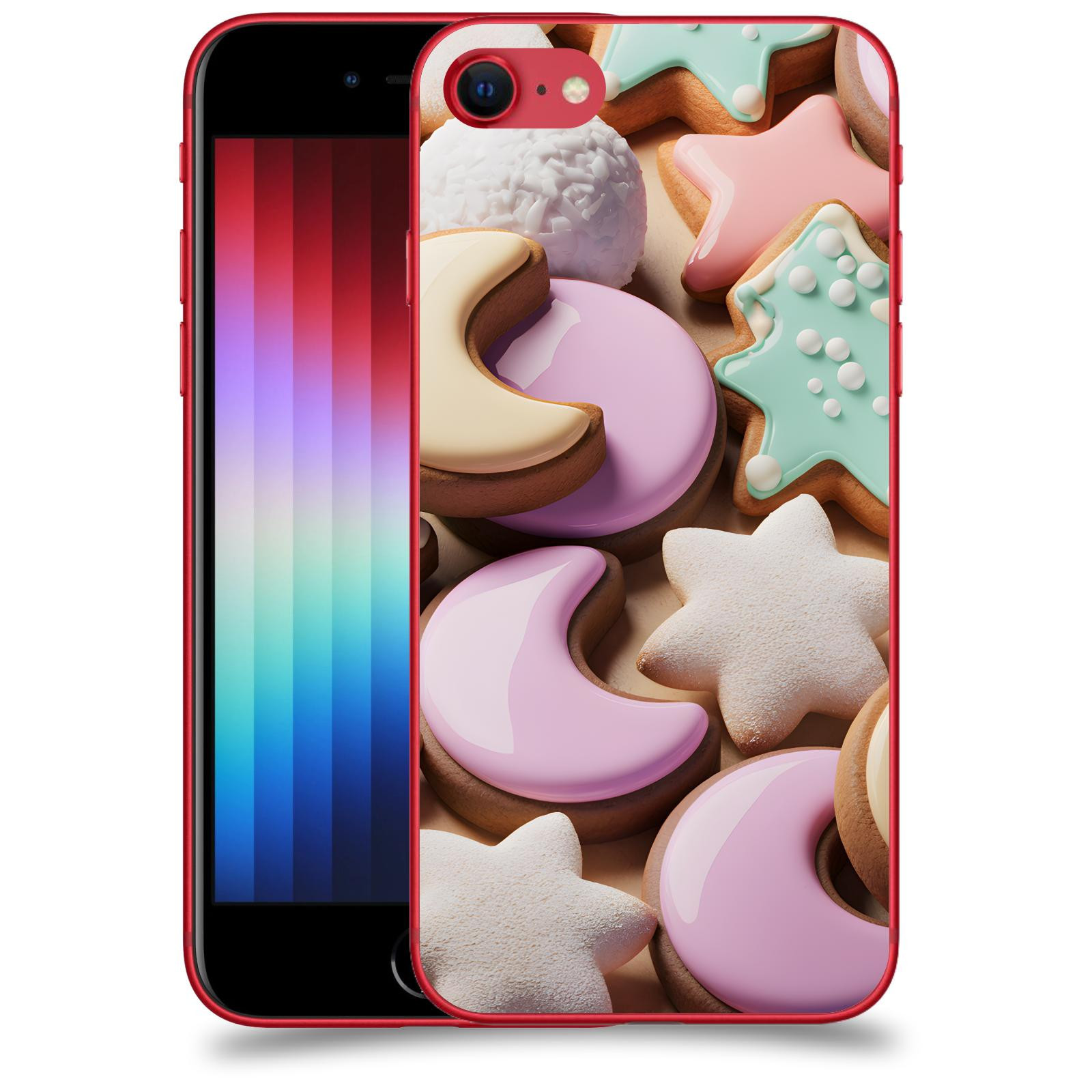 ACOVER Kryt na mobil Apple iPhone SE 2022 - Vánoční cukroví