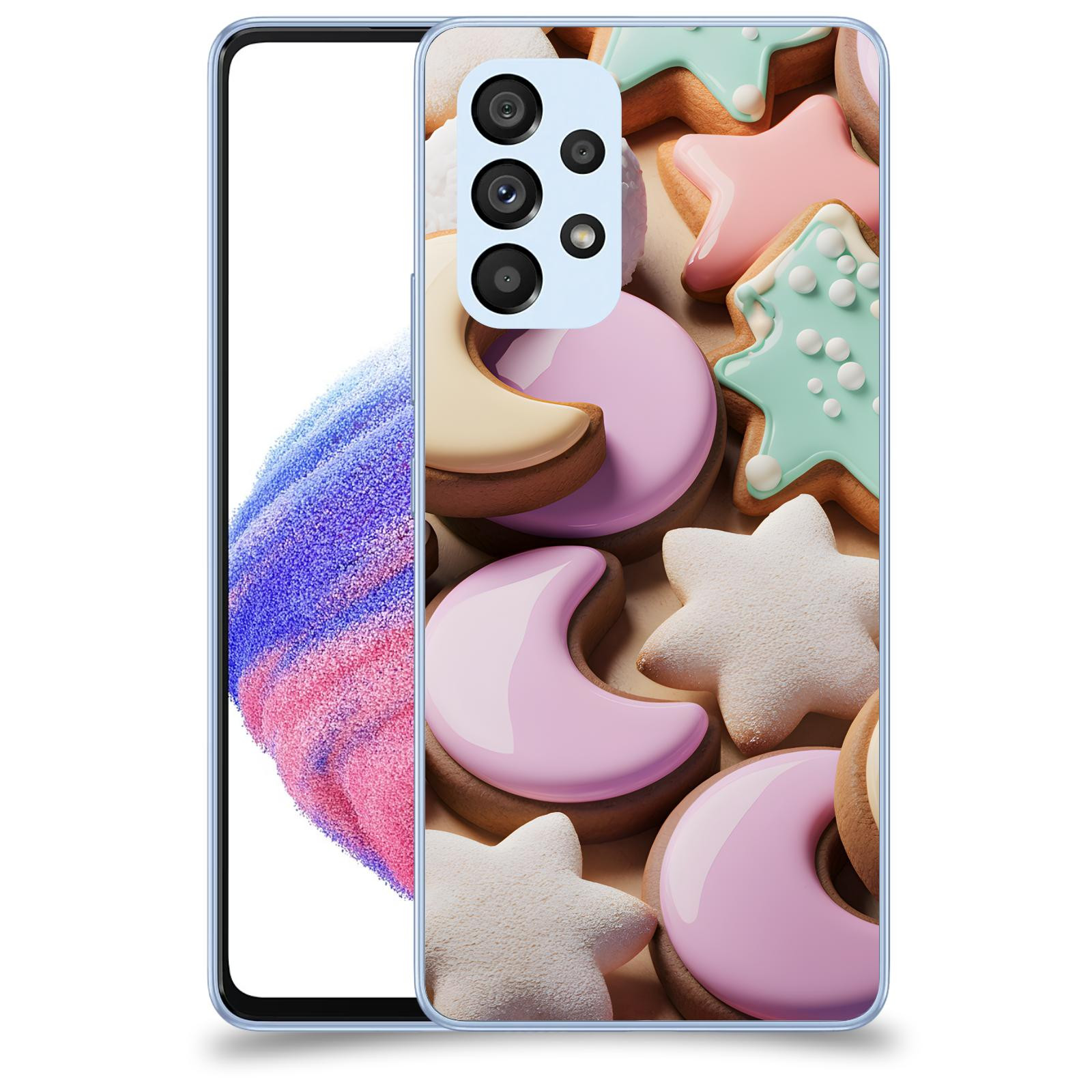 ACOVER Kryt na mobil Samsung Galaxy A32 5G A326B - Vánoční cukroví