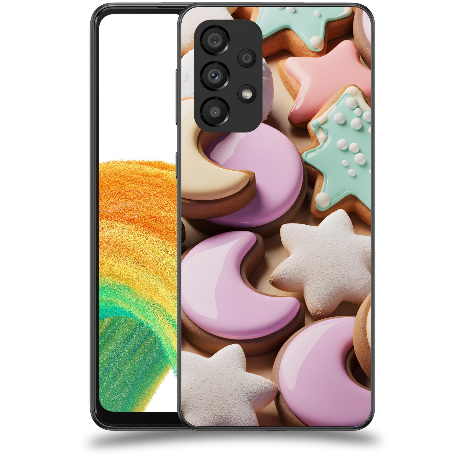 ACOVER Kryt na mobil Samsung Galaxy A33 5G A336 - Vánoční cukroví