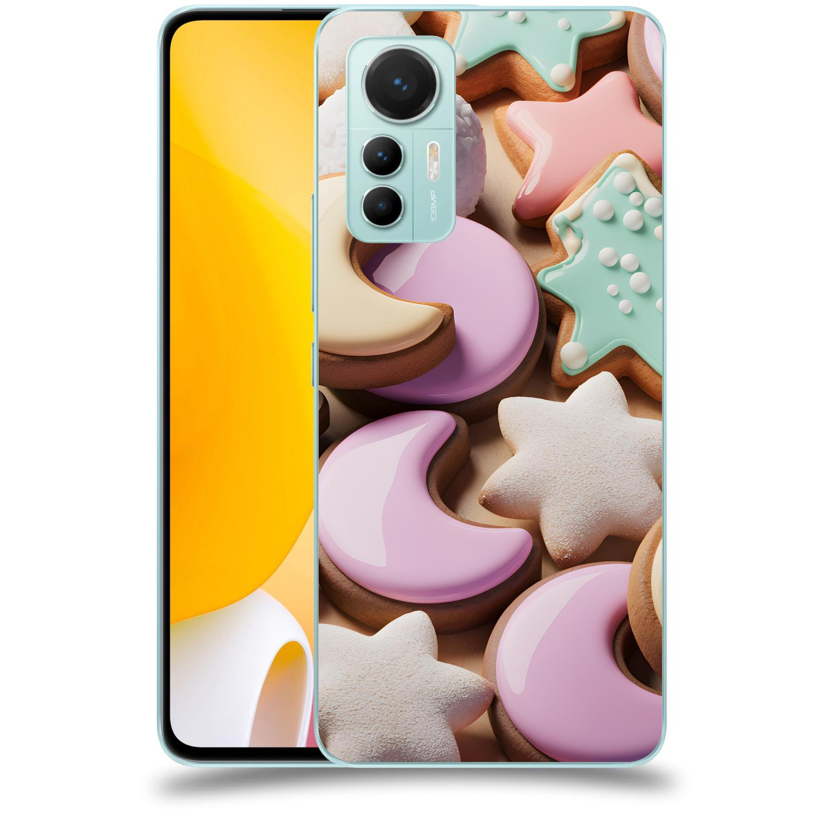ACOVER Kryt na mobil Xiaomi 12 Lite - Vánoční cukroví