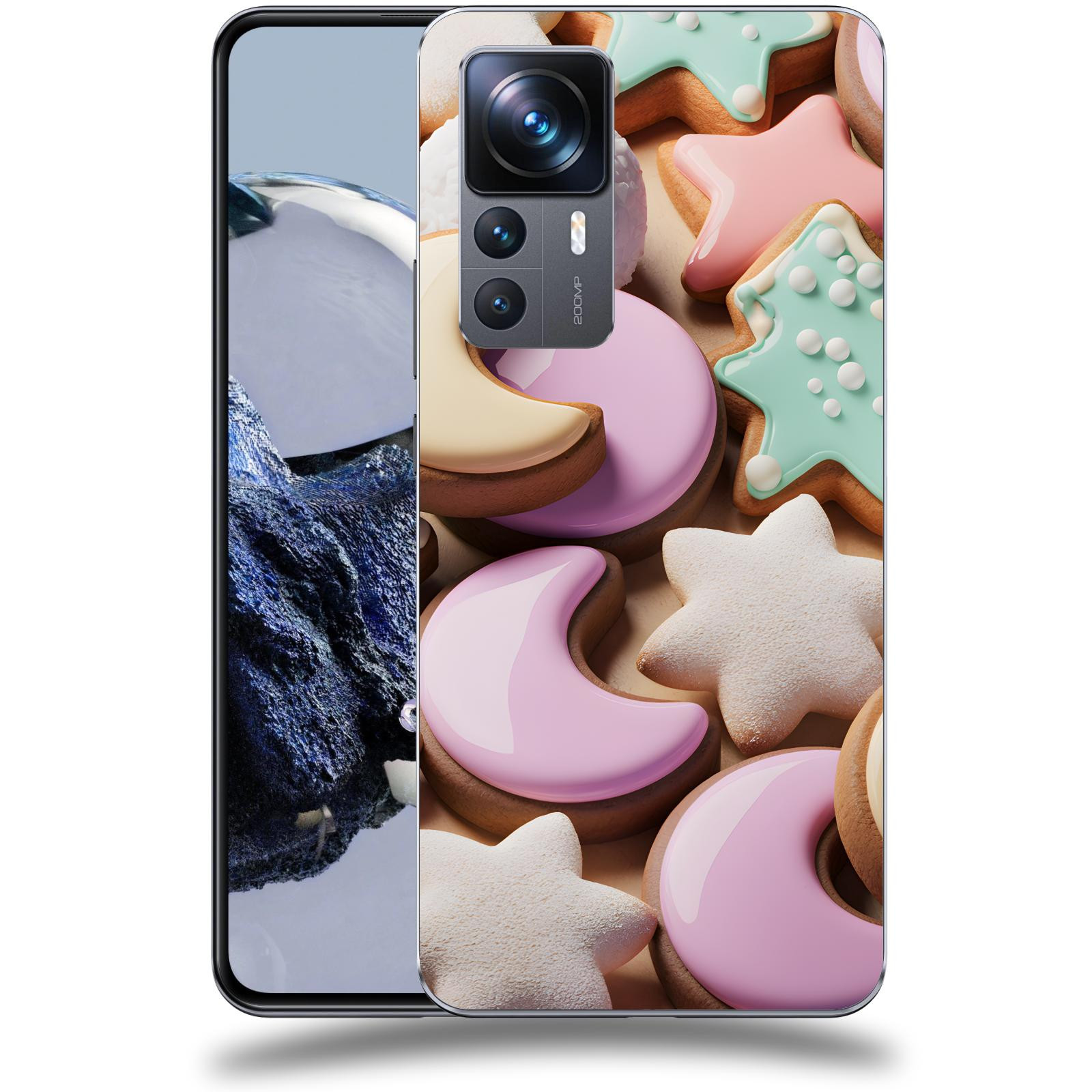ACOVER Kryt na mobil Xiaomi 12T Pro - Vánoční cukroví