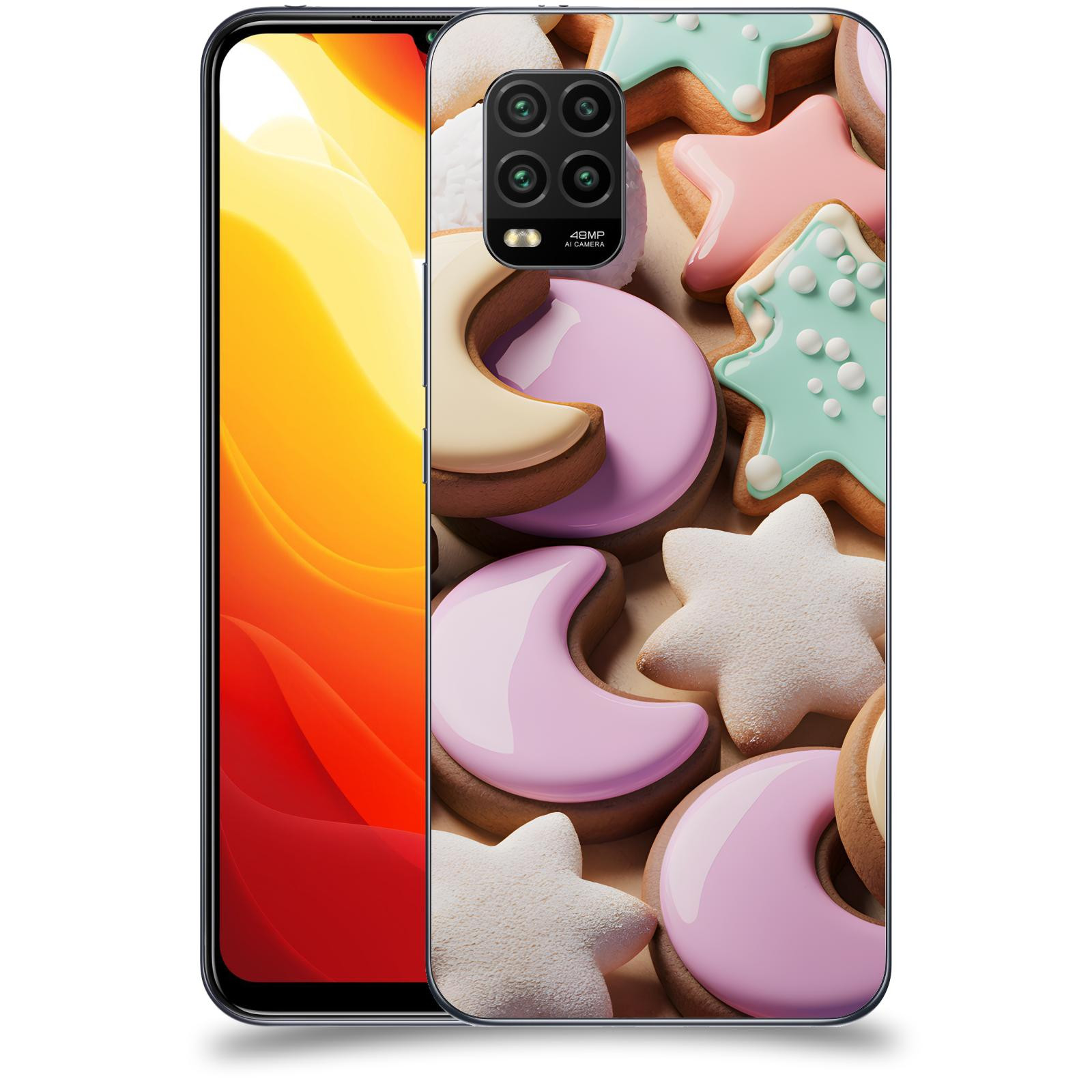 ACOVER Kryt na mobil Xiaomi Mi 10 Lite - Vánoční cukroví