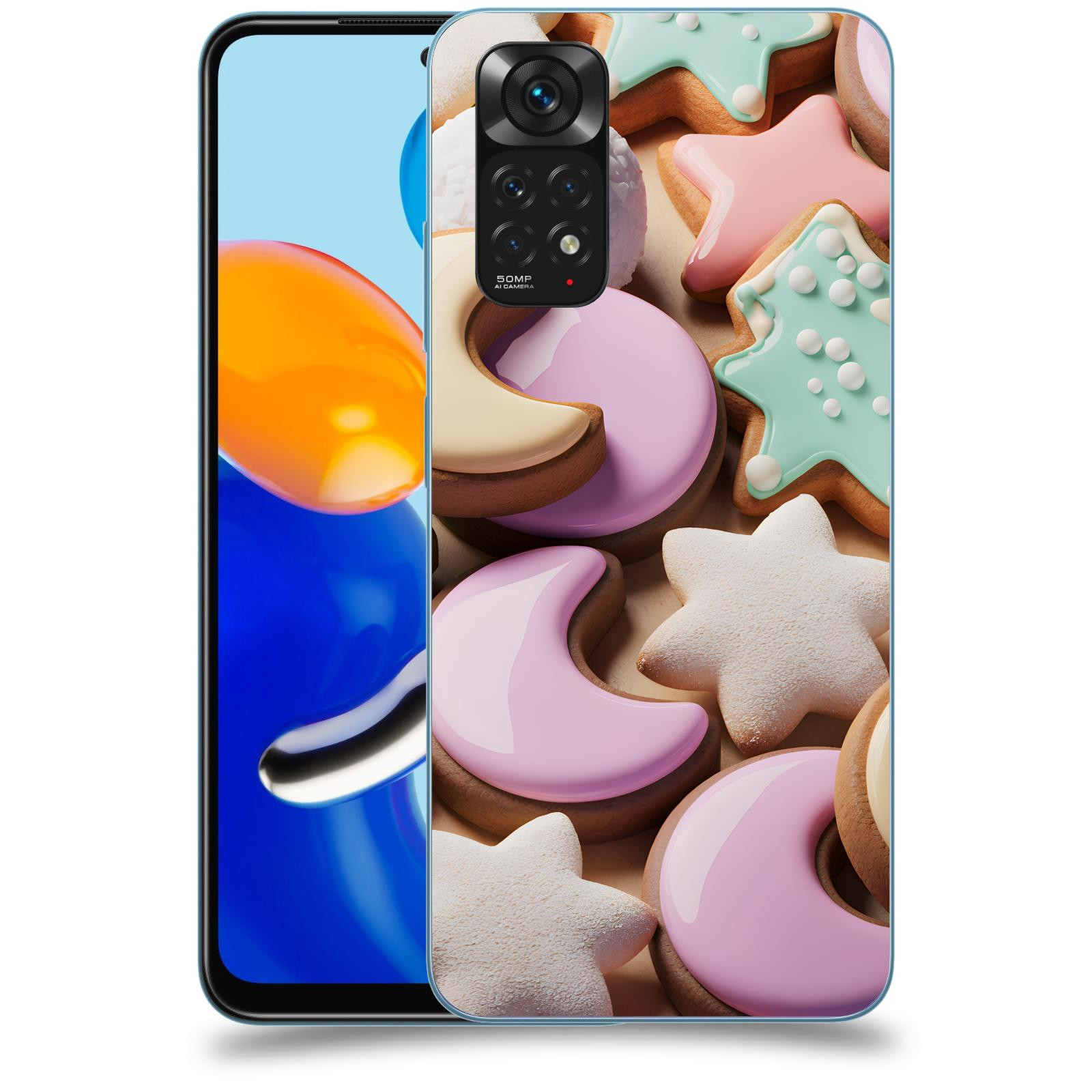 ACOVER Kryt na mobil Xiaomi Redmi Note 11 - Vánoční cukroví