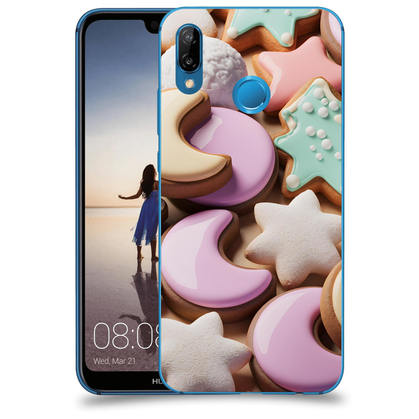 ACOVER Kryt na mobil Huawei P20 Lite - Vánoční cukroví