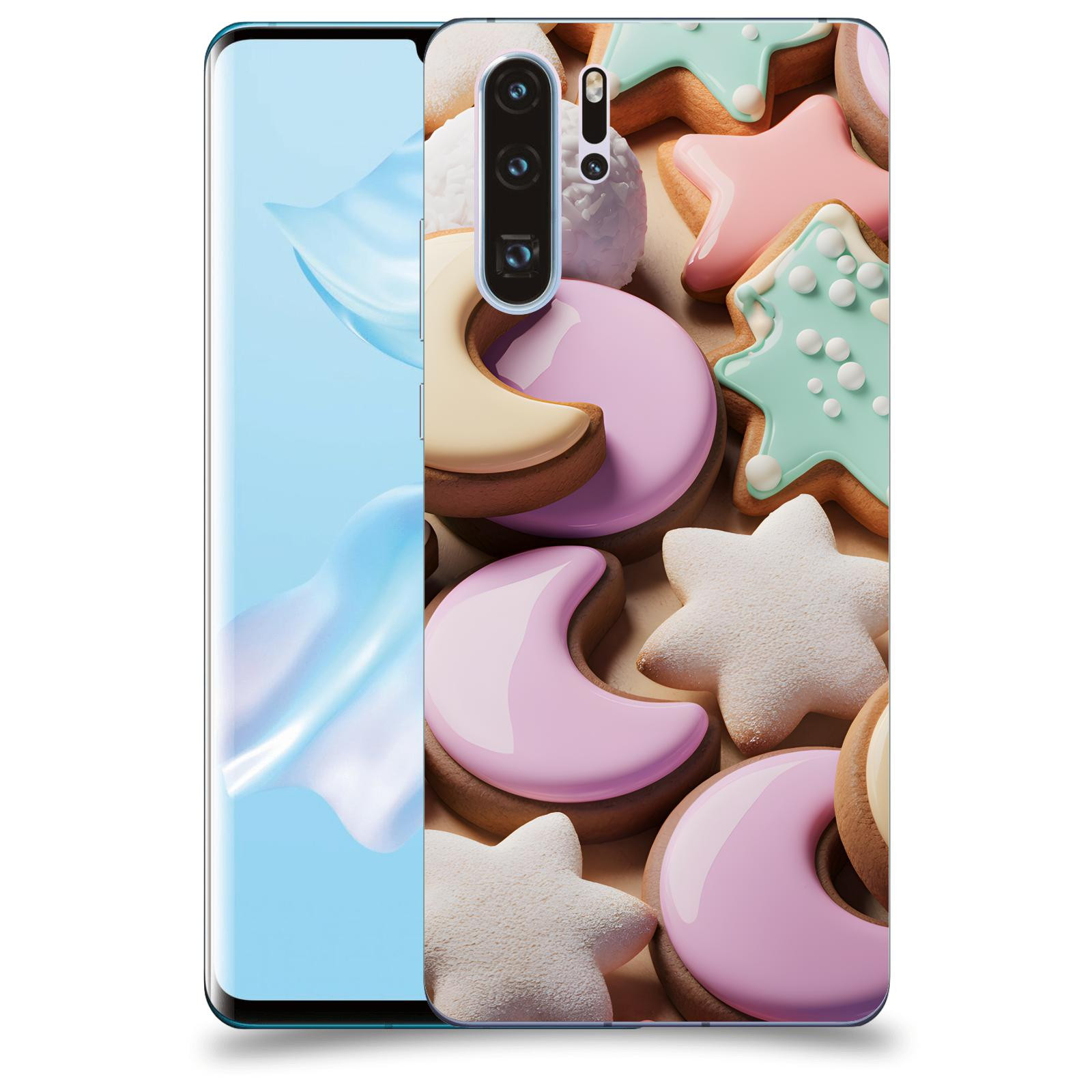 ACOVER Kryt na mobil Huawei P30 - Vánoční cukroví