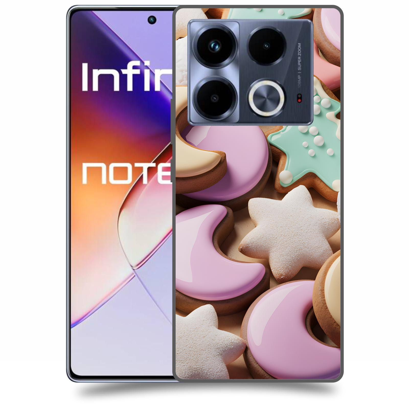 ACOVER Kryt na mobil Infinix Note 40 - Vánoční cukroví