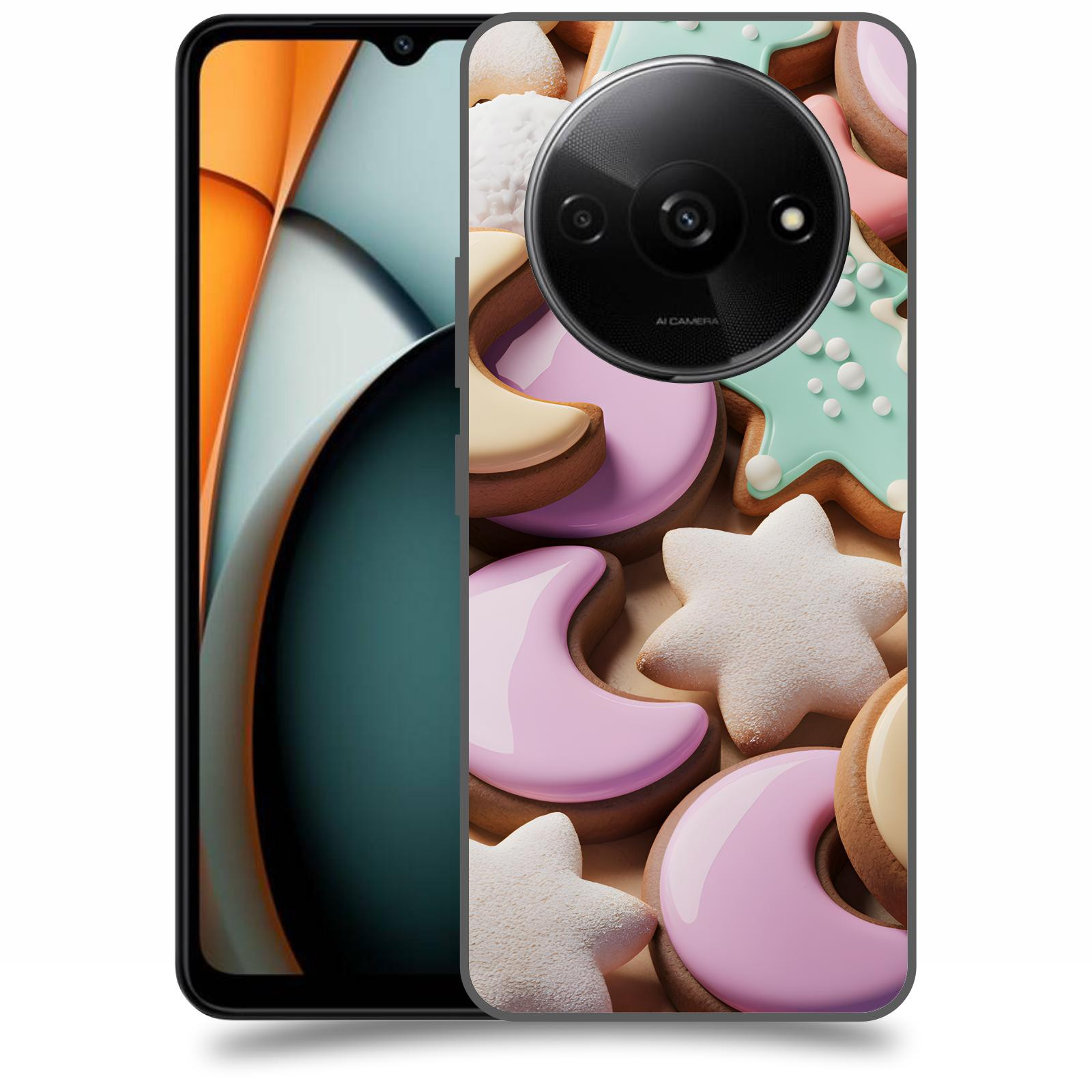 ACOVER Kryt na mobil Xiaomi Redmi A3 - Vánoční cukroví