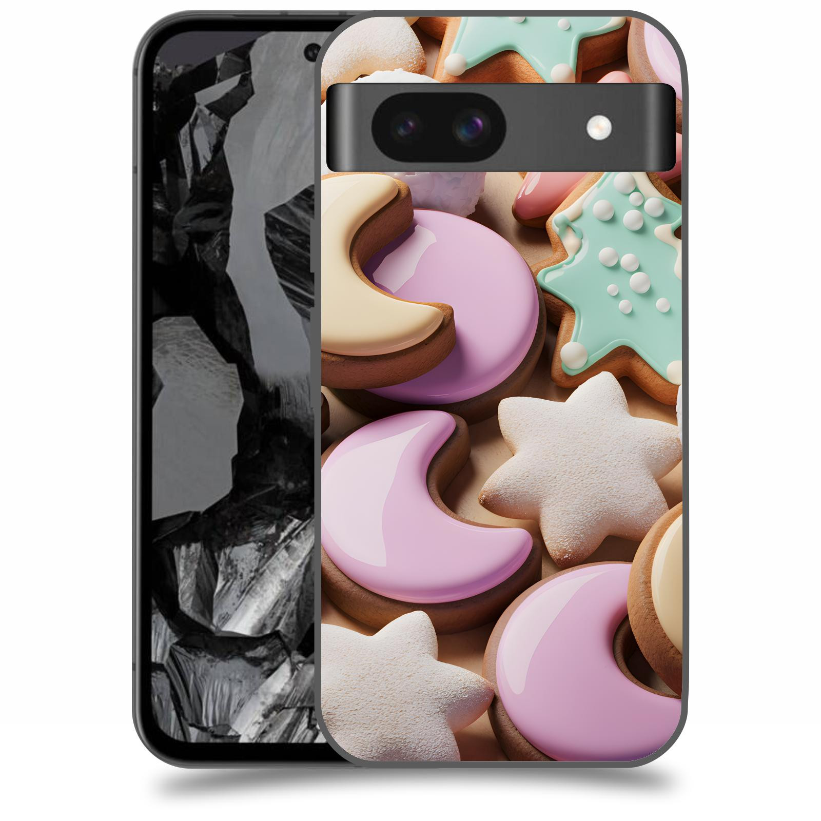 ACOVER Kryt na mobil Google Pixel 8A - Vánoční cukroví