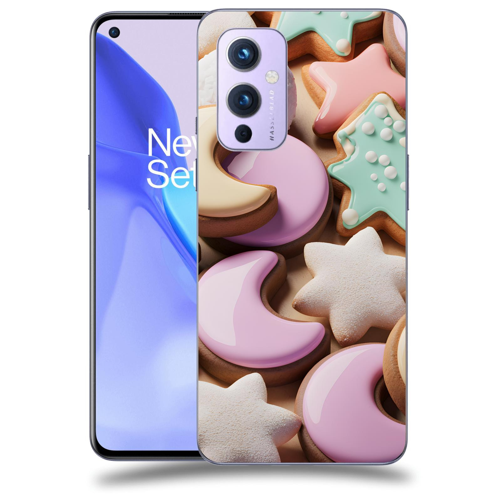 ACOVER Kryt na mobil OnePlus 9 - Vánoční cukroví