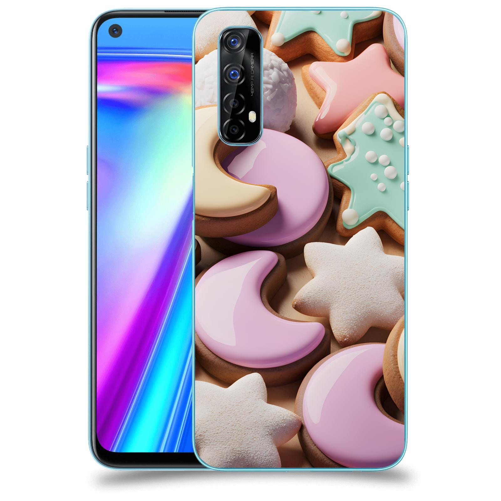ACOVER Kryt na mobil Realme 7 - Vánoční cukroví