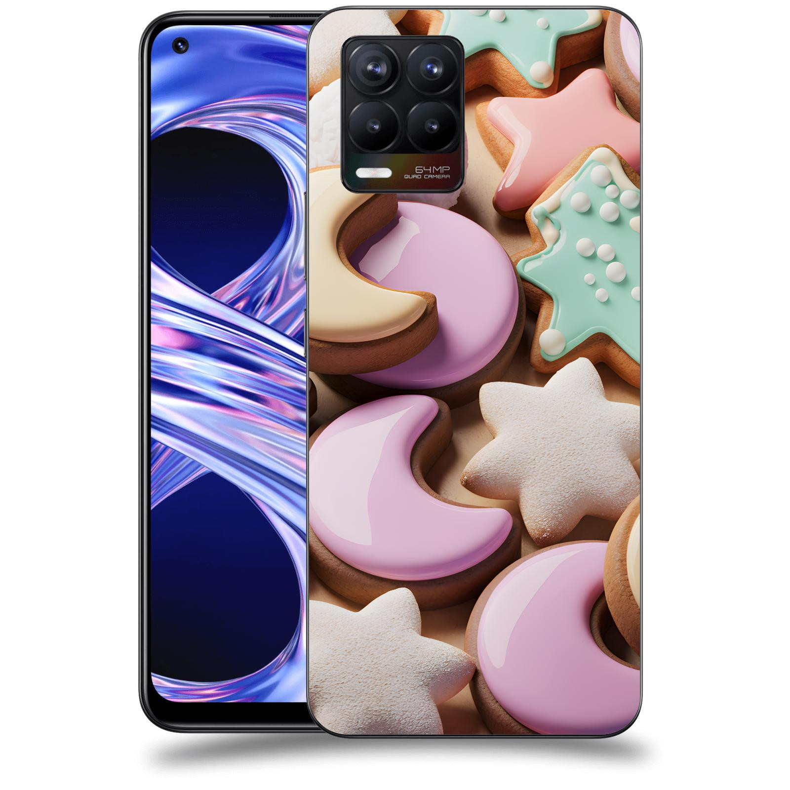ACOVER Kryt na mobil Realme 8 - Vánoční cukroví