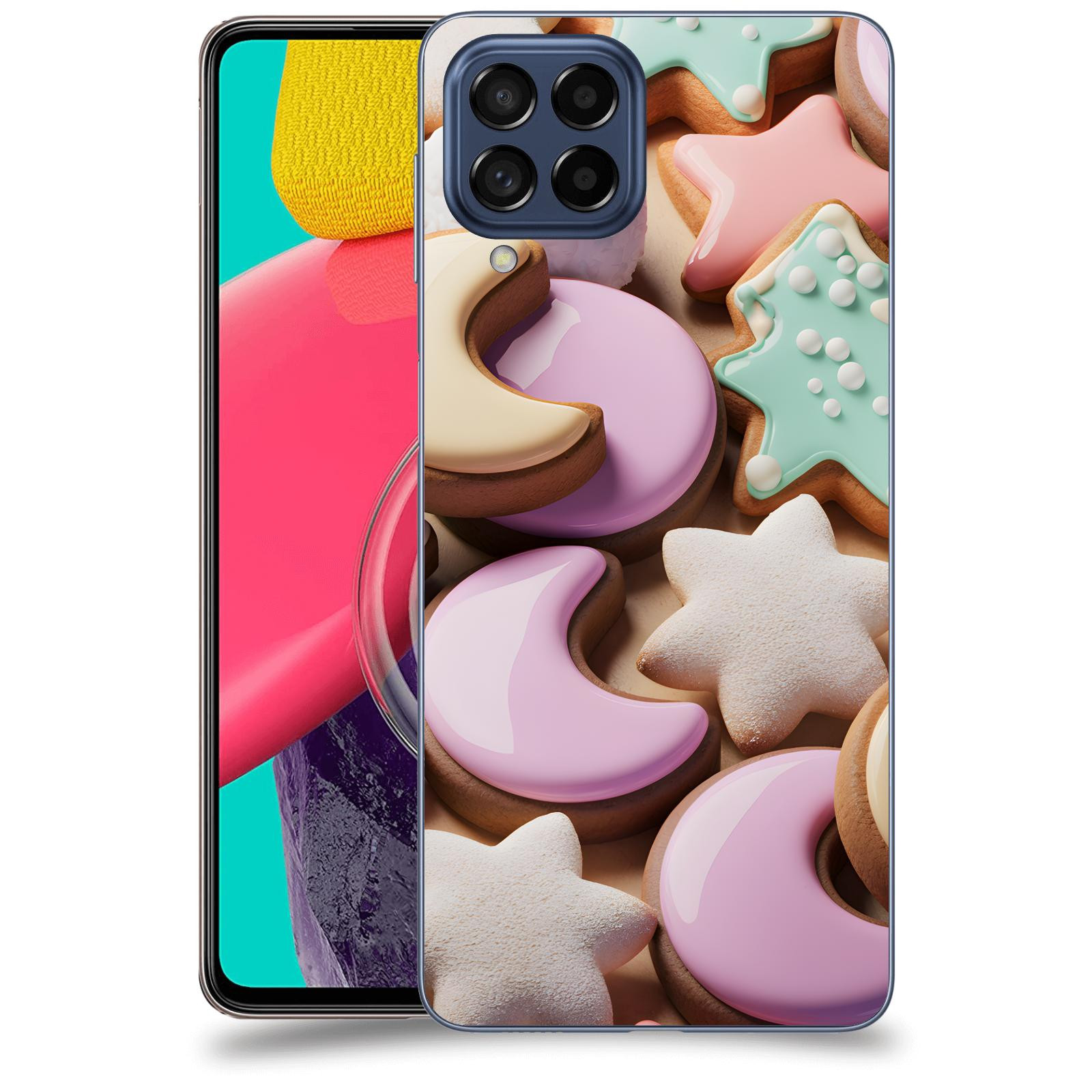 ACOVER Kryt na mobil Samsung Galaxy M53 5G - Vánoční cukroví