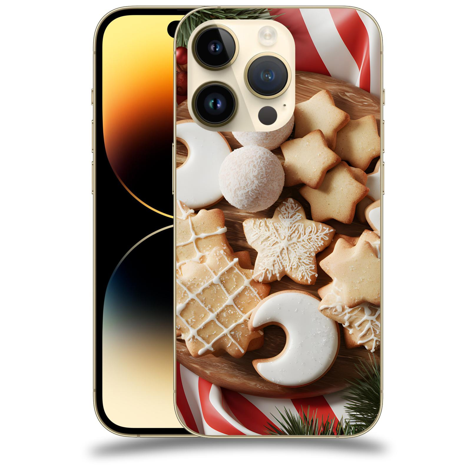 ACOVER Kryt na mobil Apple iPhone 14 Pro - Vánoční cukroví 2