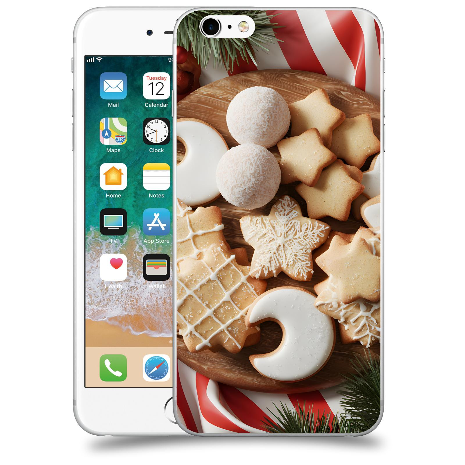 ACOVER Kryt na mobil Apple iPhone 6 Plus/6S Plus - Vánoční cukroví 2