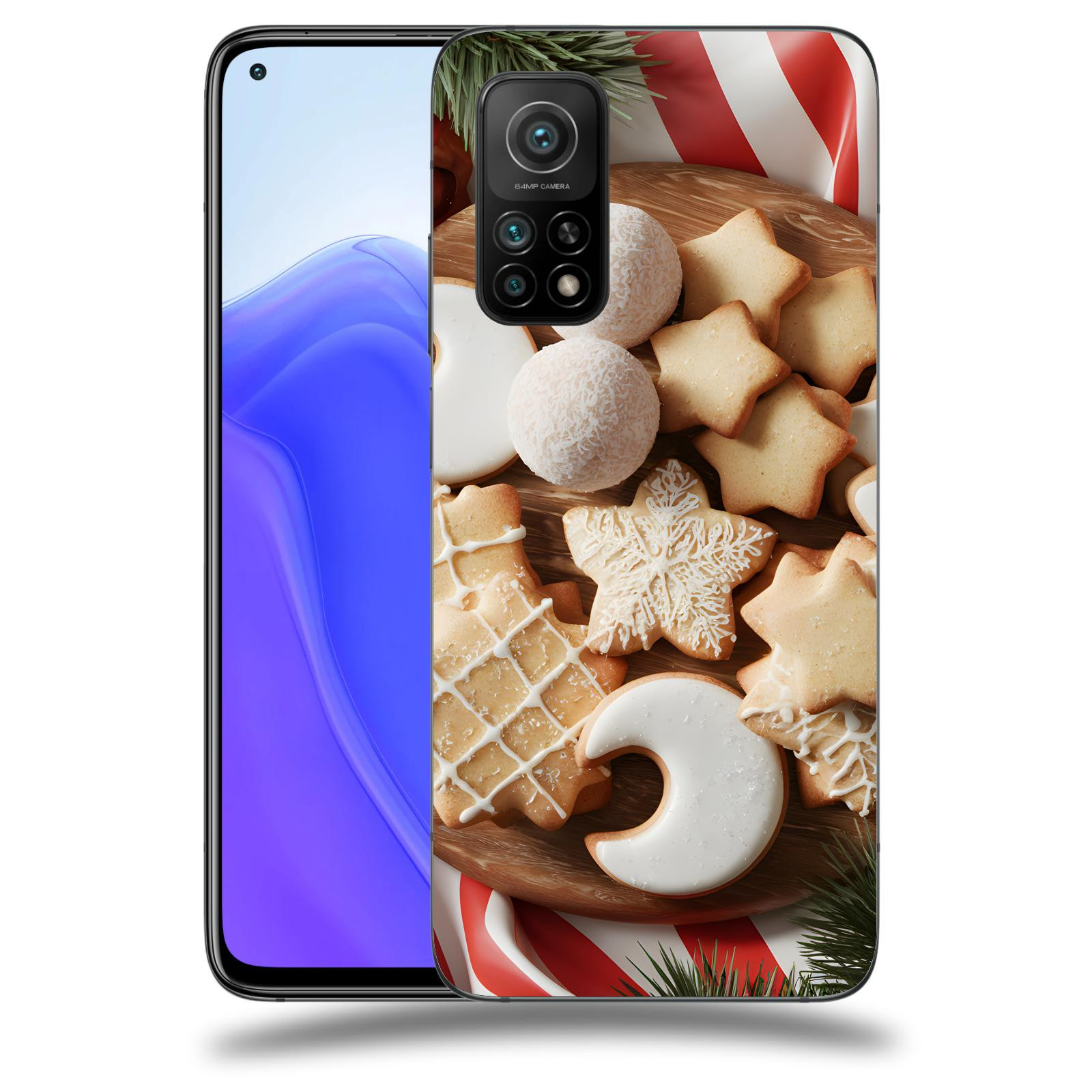 ACOVER Kryt na mobil Xiaomi Mi 10T - Vánoční cukroví 2