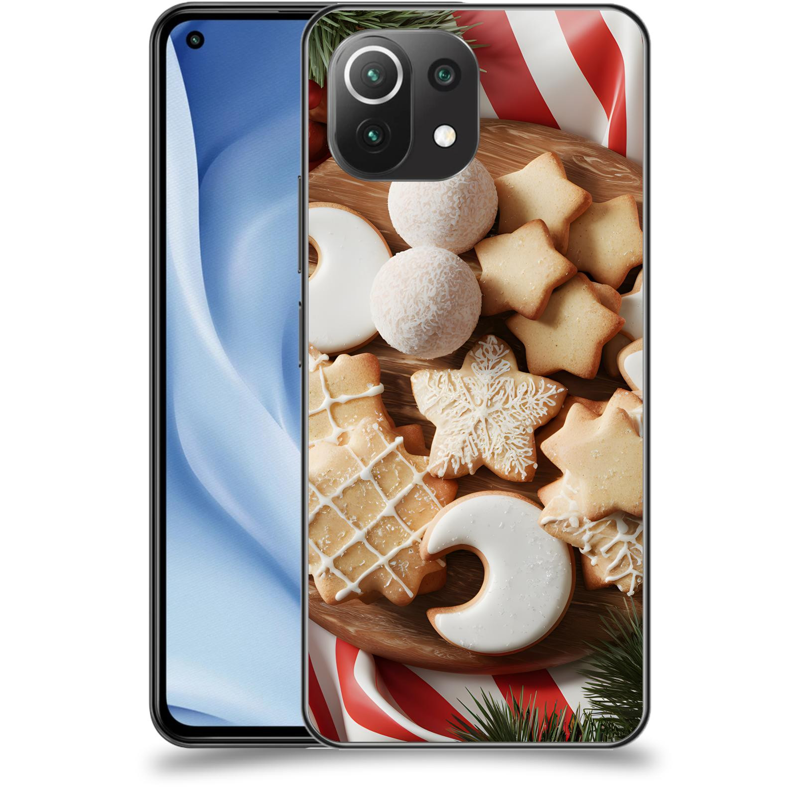 ACOVER Kryt na mobil Xiaomi Mi 11 Lite - Vánoční cukroví 2