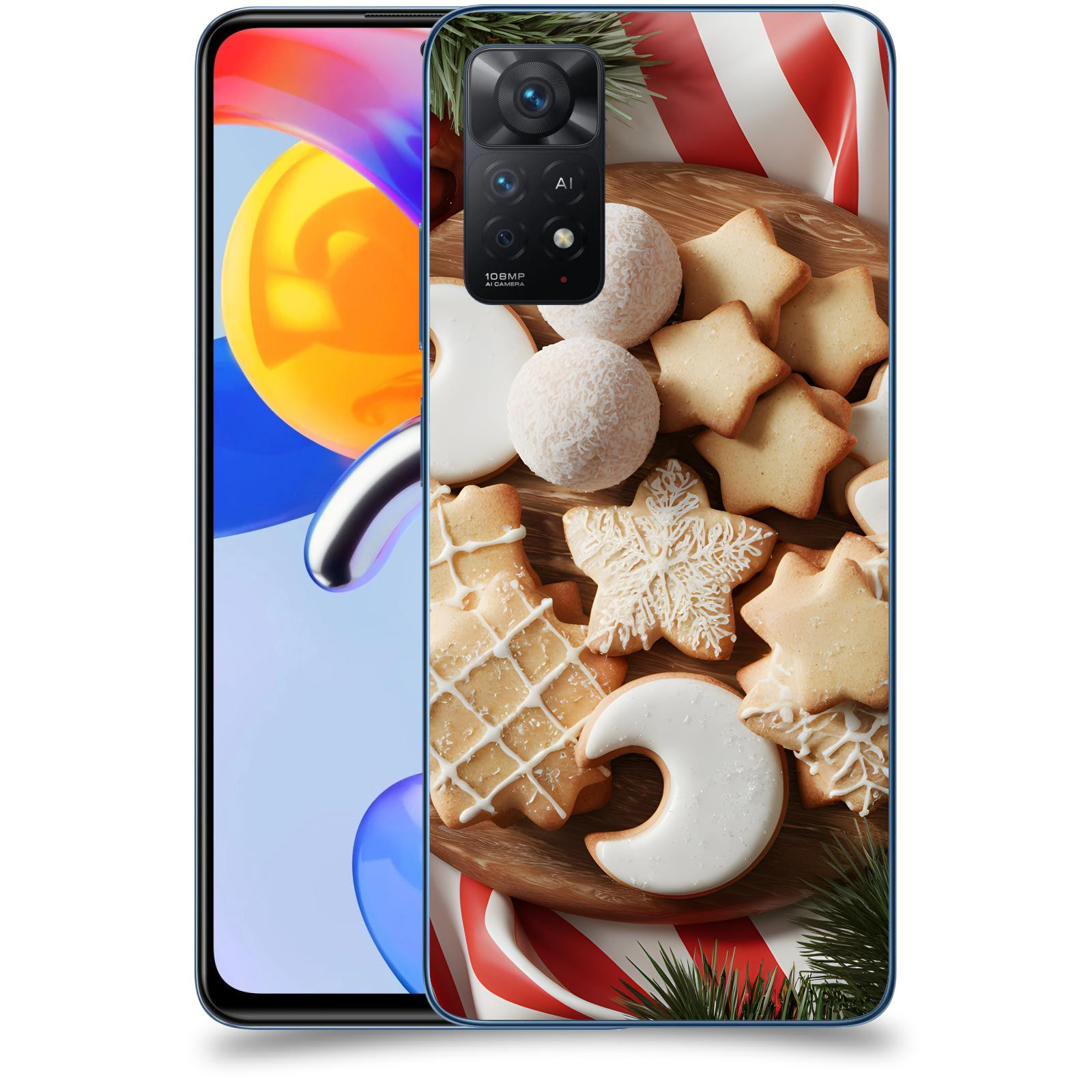 ACOVER Kryt na mobil Xiaomi Redmi Note 11 Pro 5G - Vánoční cukroví 2
