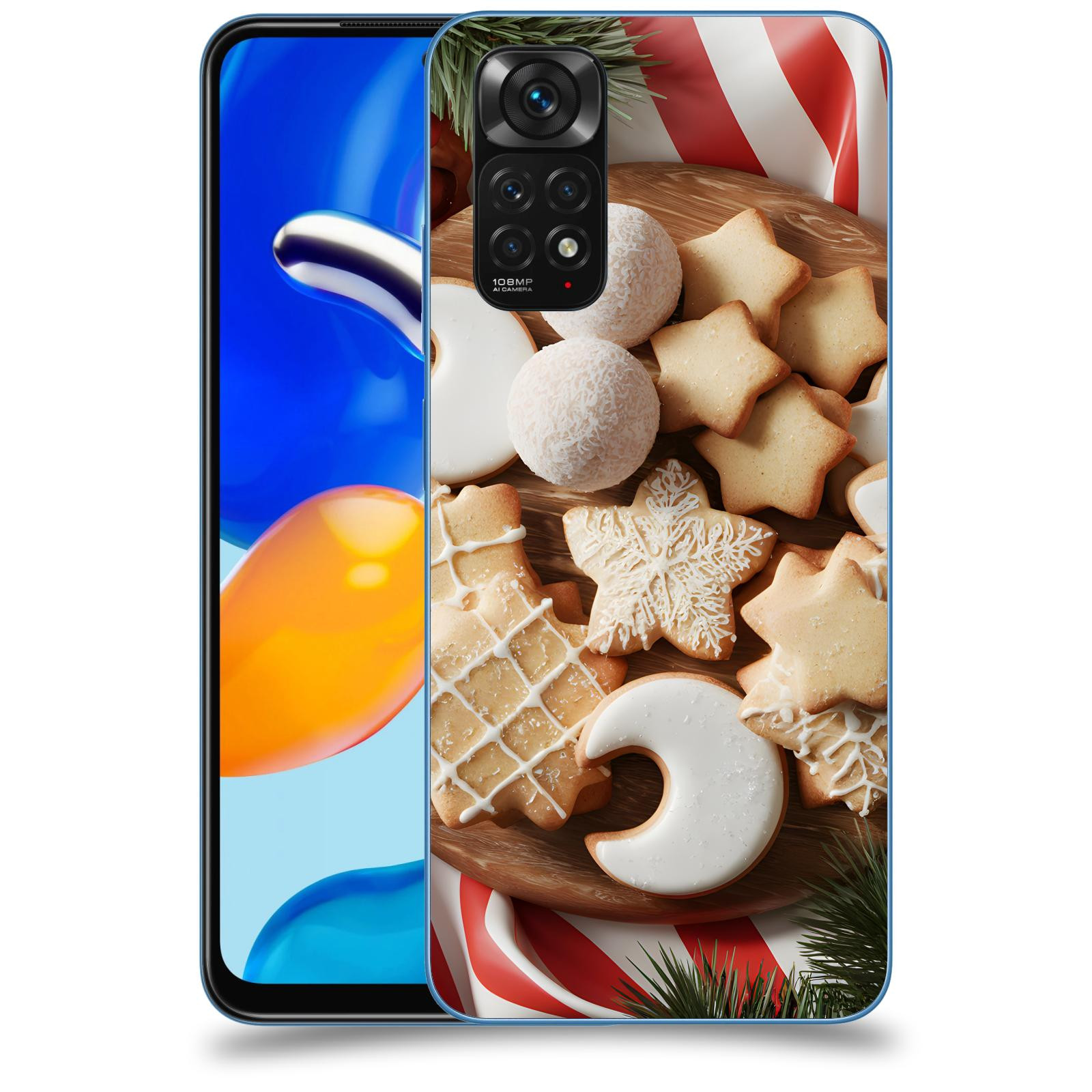 ACOVER Kryt na mobil Xiaomi Redmi Note 11S - Vánoční cukroví 2