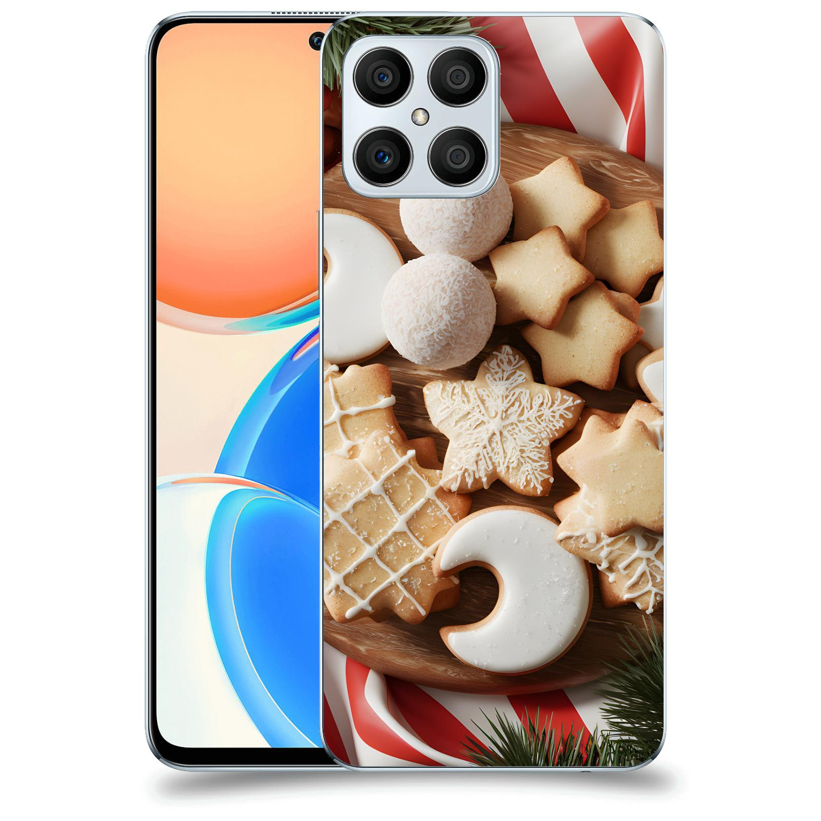 ACOVER Kryt na mobil Honor X8 5G - Vánoční cukroví 2