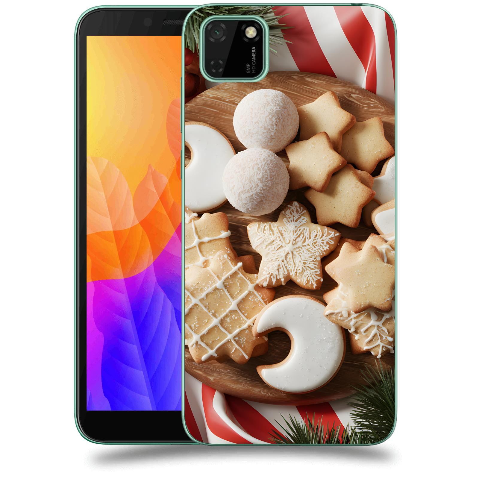 ACOVER Kryt na mobil Huawei Y5P - Vánoční cukroví 2