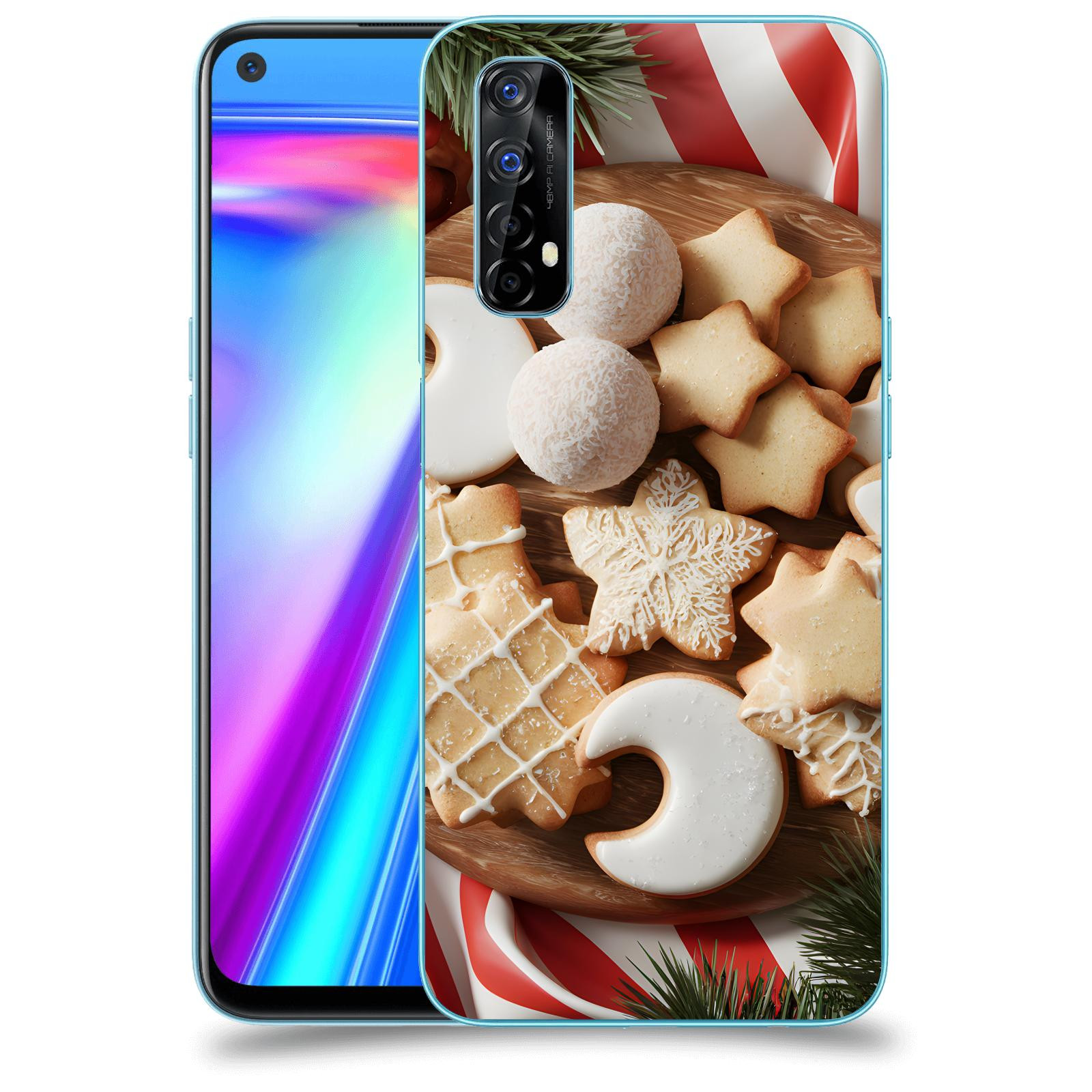 ACOVER Kryt na mobil Realme 7 - Vánoční cukroví 2