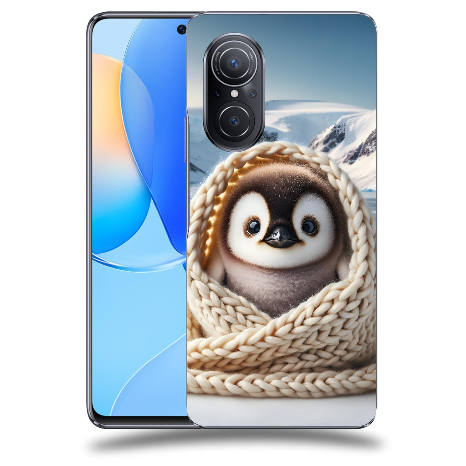 ACOVER Kryt na mobil Huawei Nova 9 SE - Tučňák