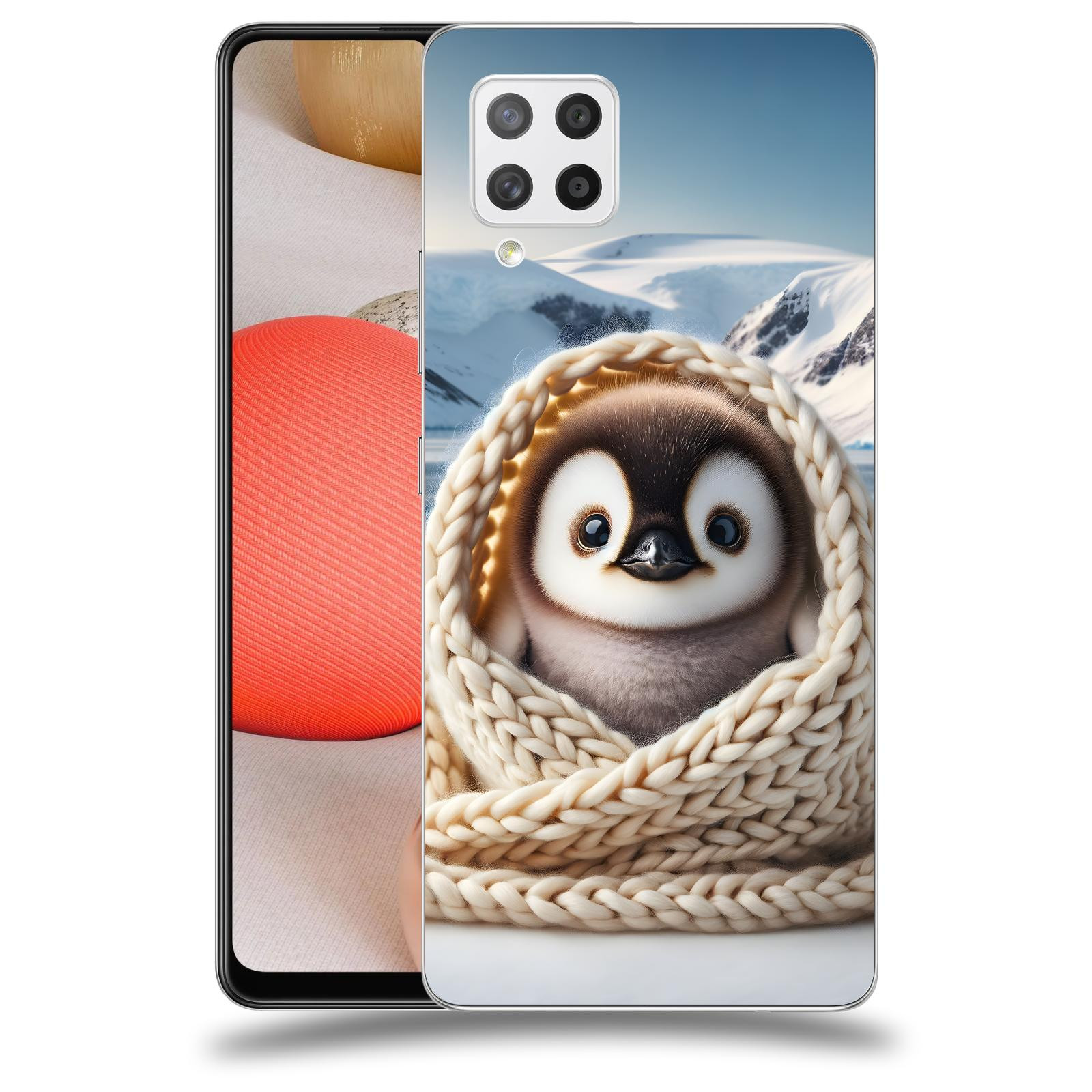 ACOVER Kryt na mobil Samsung Galaxy A42 A426B - Tučňák