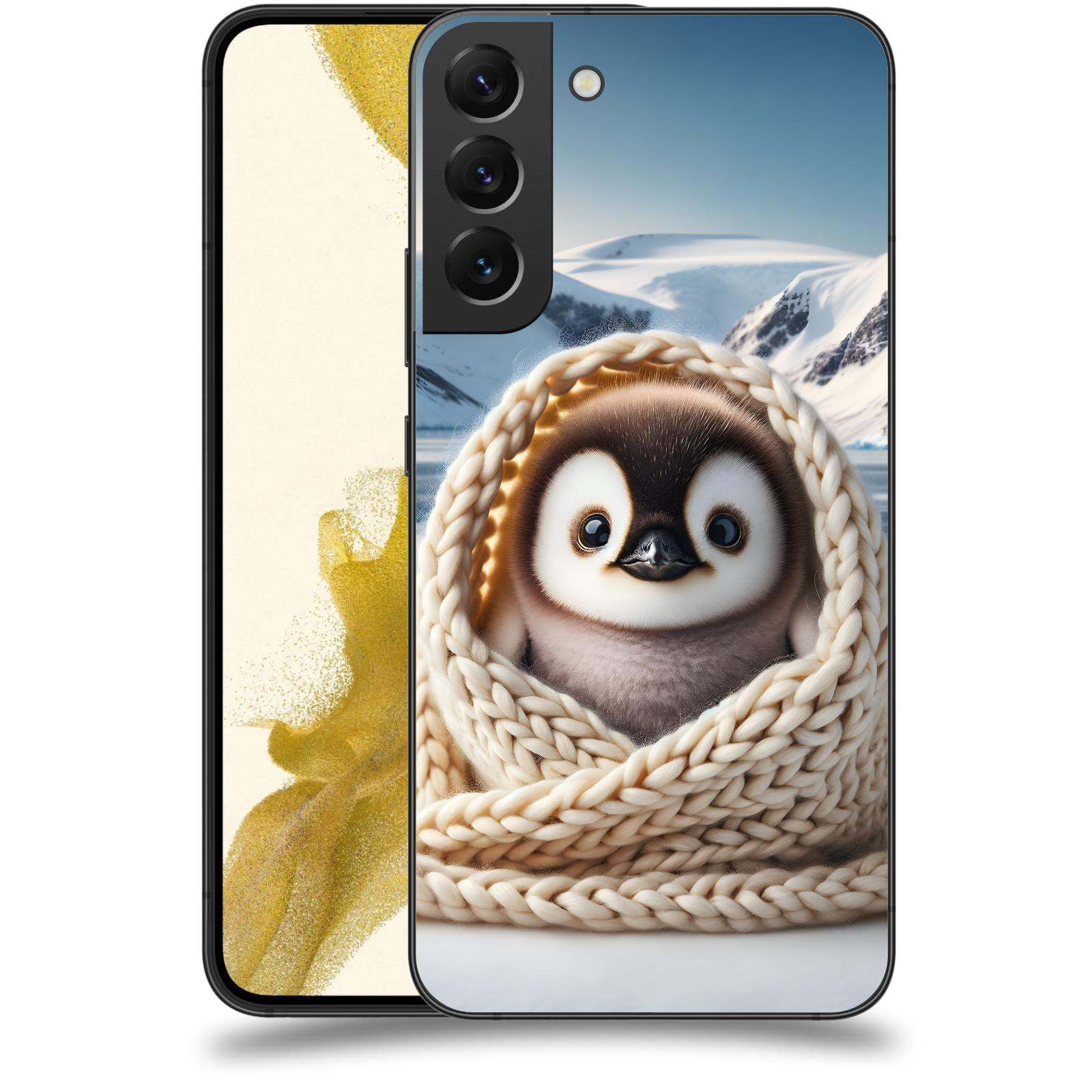 ACOVER Kryt na mobil Samsung Galaxy S22+ 5G - Tučňák