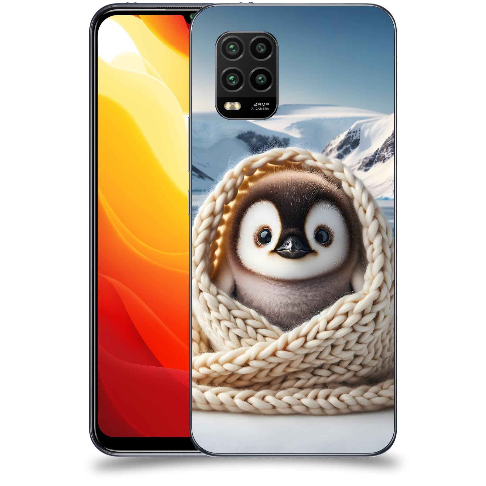 ACOVER Kryt na mobil Xiaomi Mi 10 Lite - Tučňák