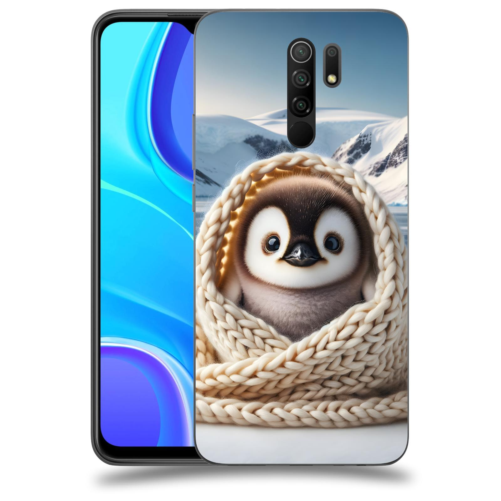 ACOVER Kryt na mobil Xiaomi Redmi 9 - Tučňák