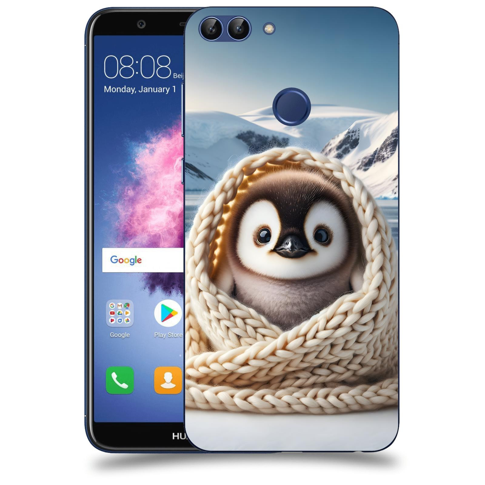 ACOVER Kryt na mobil Huawei P Smart - Tučňák