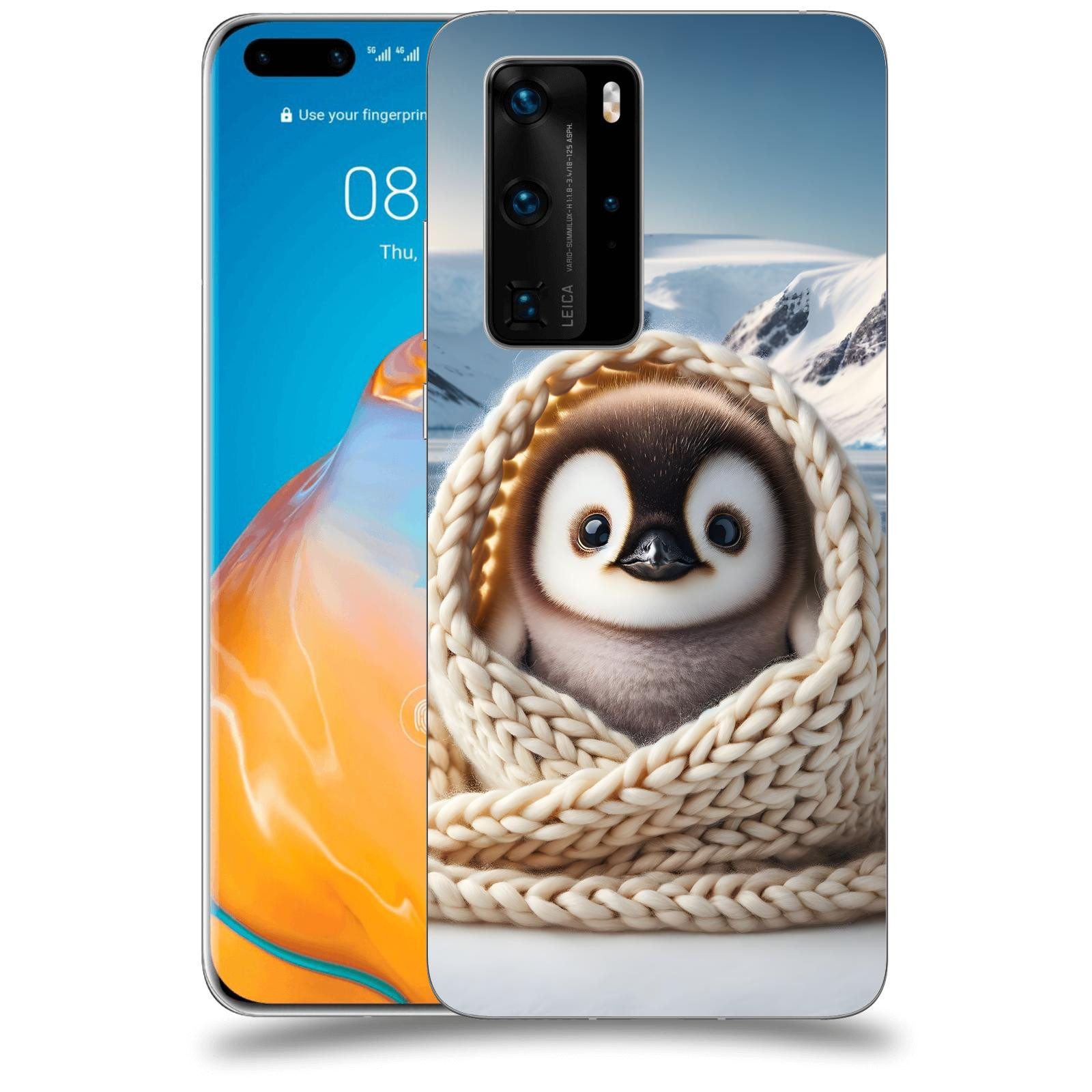 ACOVER Kryt na mobil Huawei P40 - Tučňák