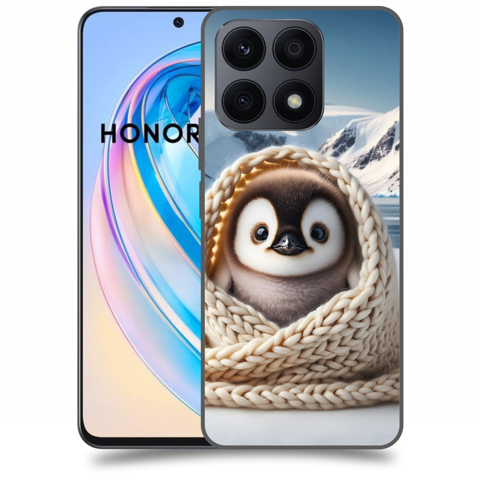 ACOVER Kryt na mobil Honor X8a - Tučňák