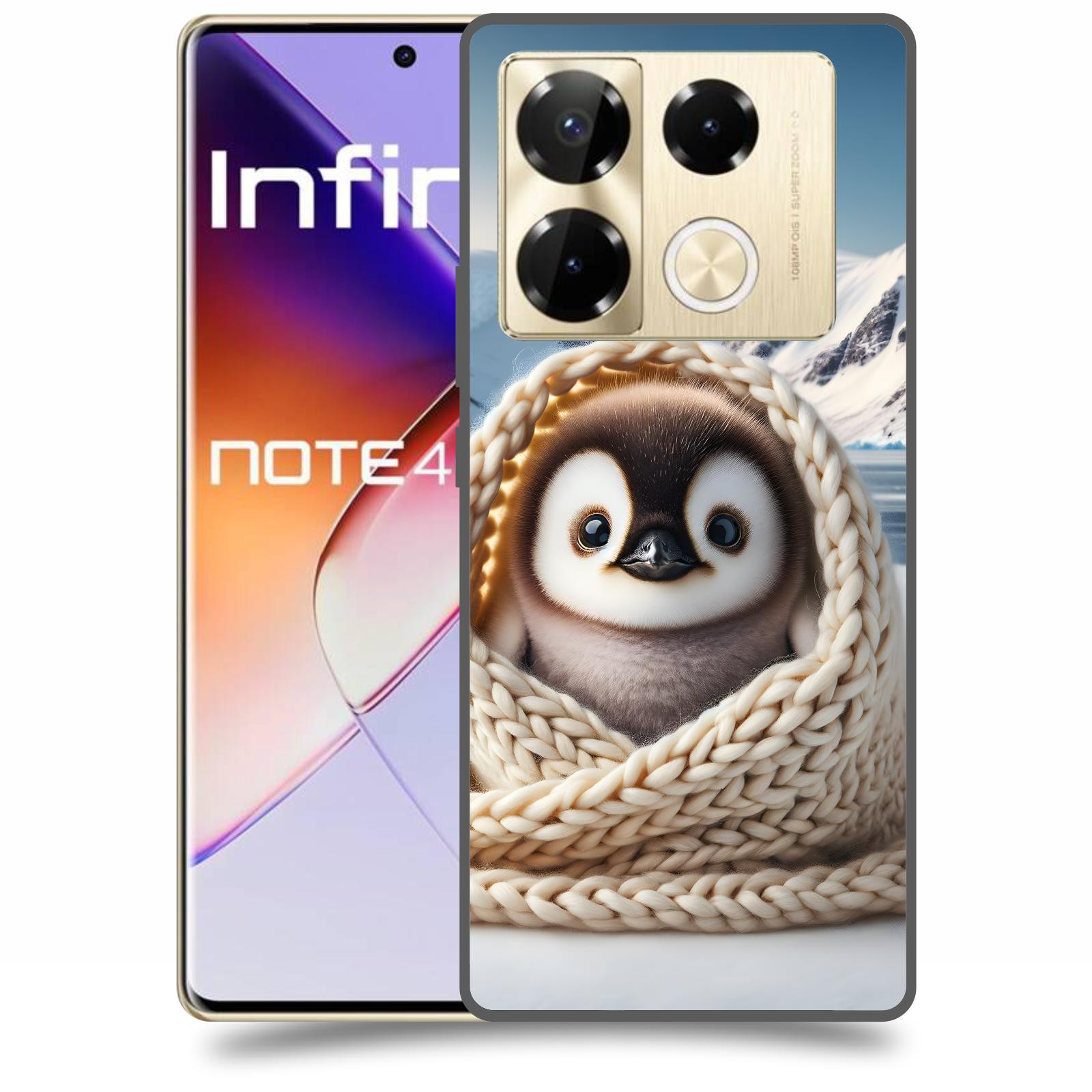 ACOVER Kryt na mobil Infinix Note 40 PRO - Tučňák