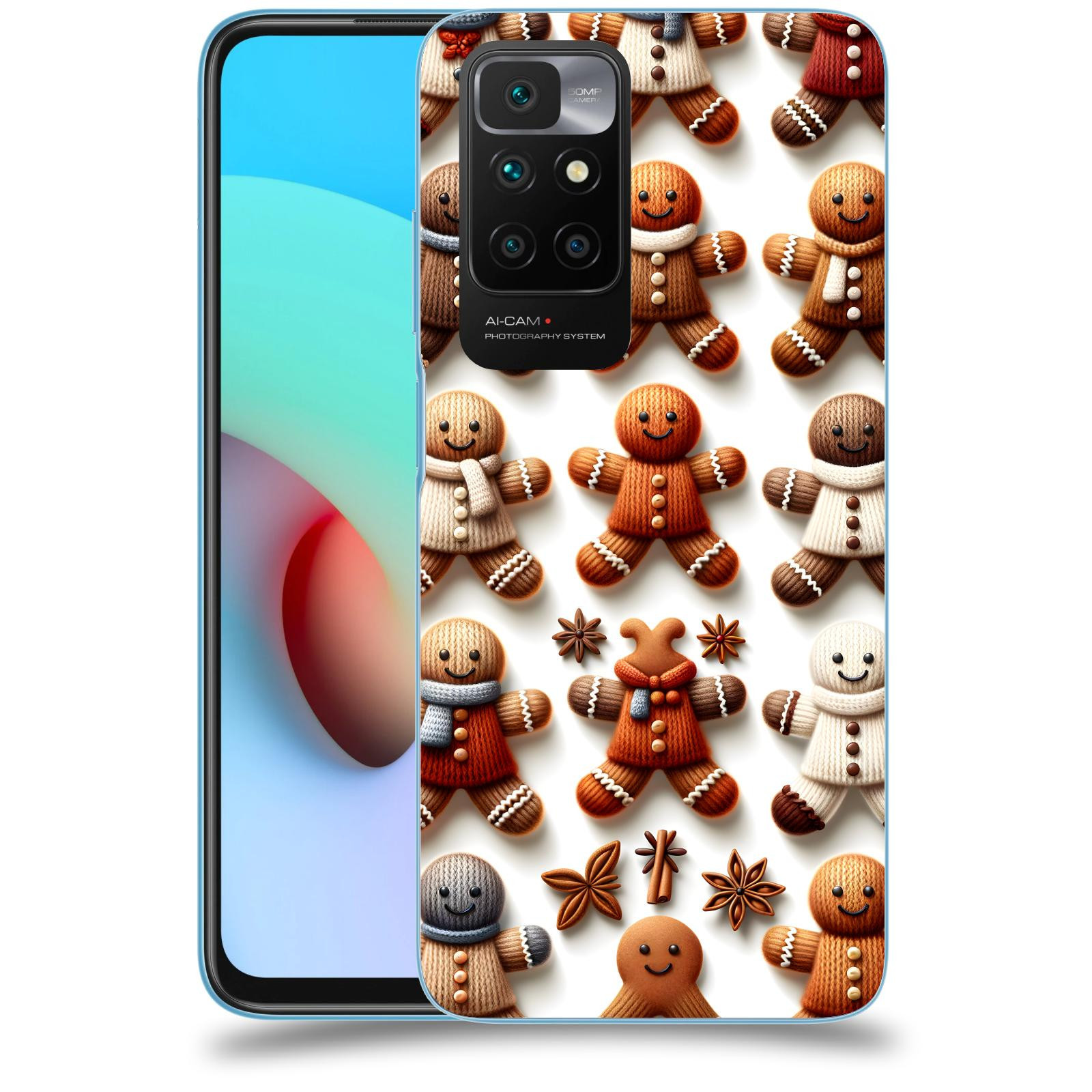 ACOVER Kryt na mobil Xiaomi Redmi 10 - Perníčky 2
