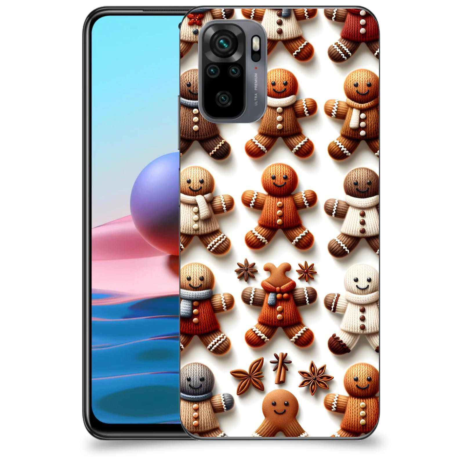 ACOVER Kryt na mobil Xiaomi Redmi Note 10 - Perníčky 2