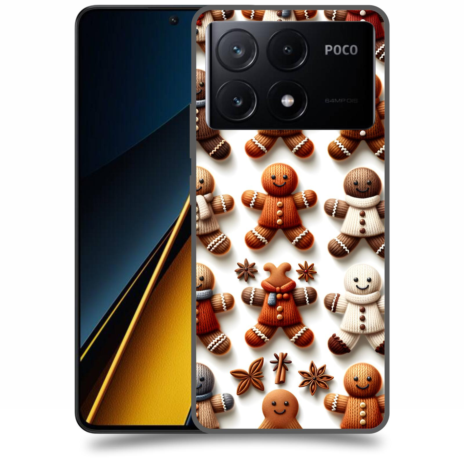 ACOVER Kryt na mobil Poco X6 Pro 5G - Perníčky 2