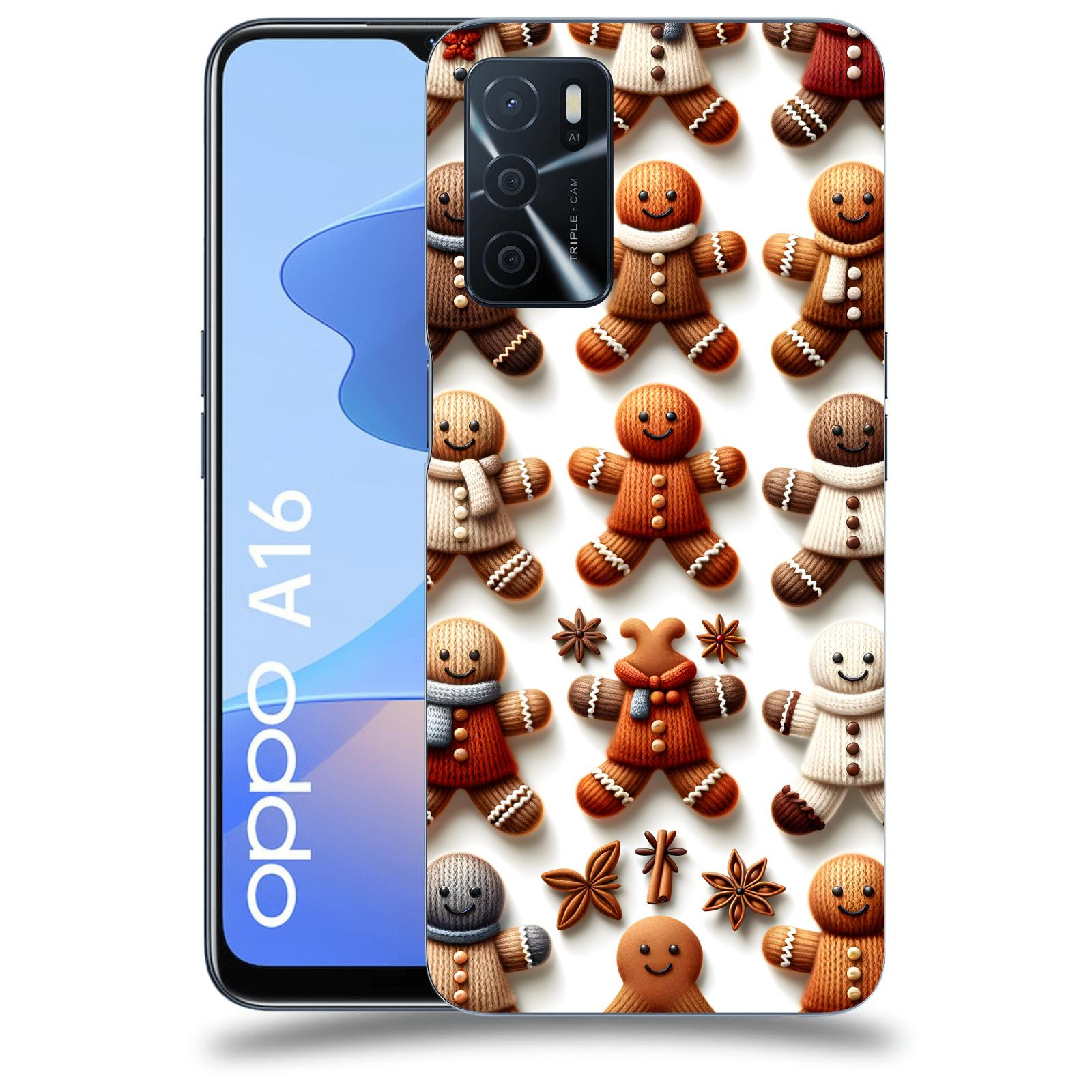 ACOVER Kryt na mobil OPPO A16 - Perníčky 2