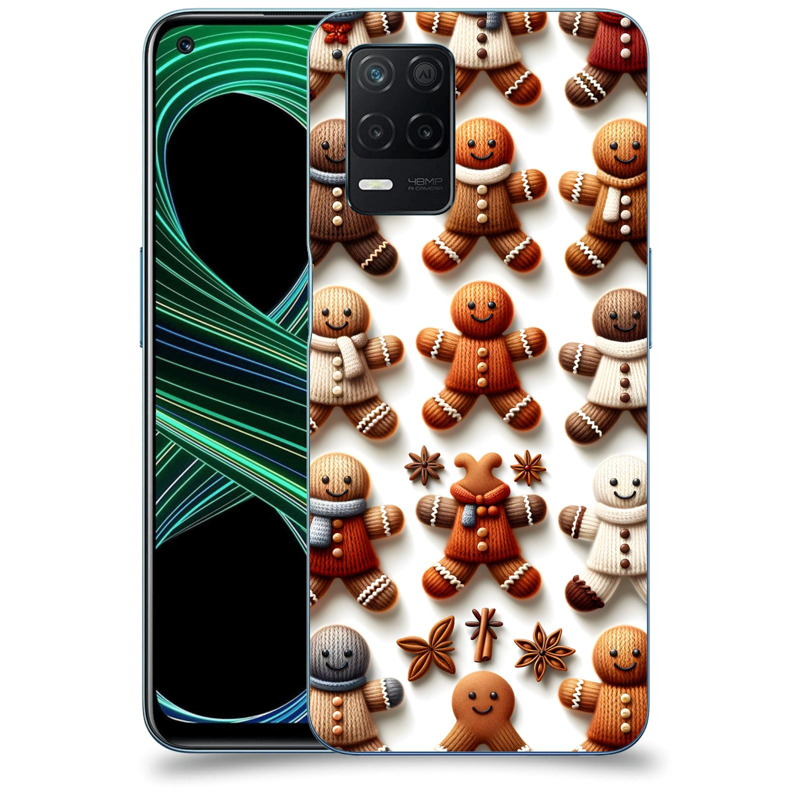 ACOVER Kryt na mobil Realme 8 5G - Perníčky 2