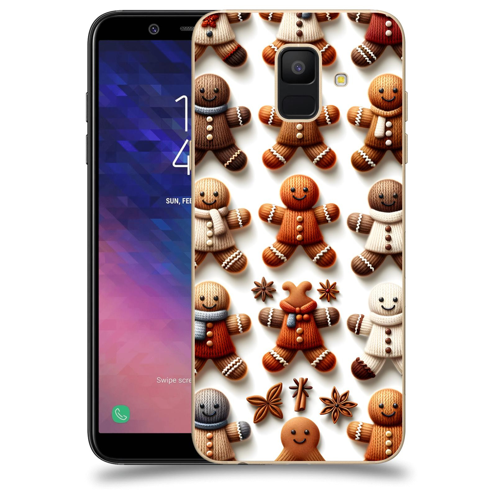 ACOVER Kryt na mobil Samsung Galaxy A6 A600F - Perníčky 2