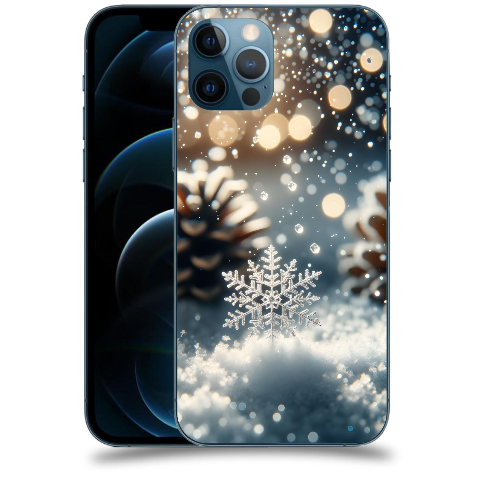 ACOVER Kryt na mobil Apple iPhone 12 Pro - Vločka