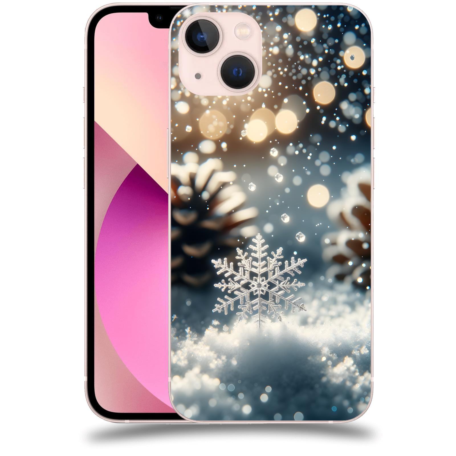 ACOVER Kryt na mobil Apple iPhone 13 - Vločka