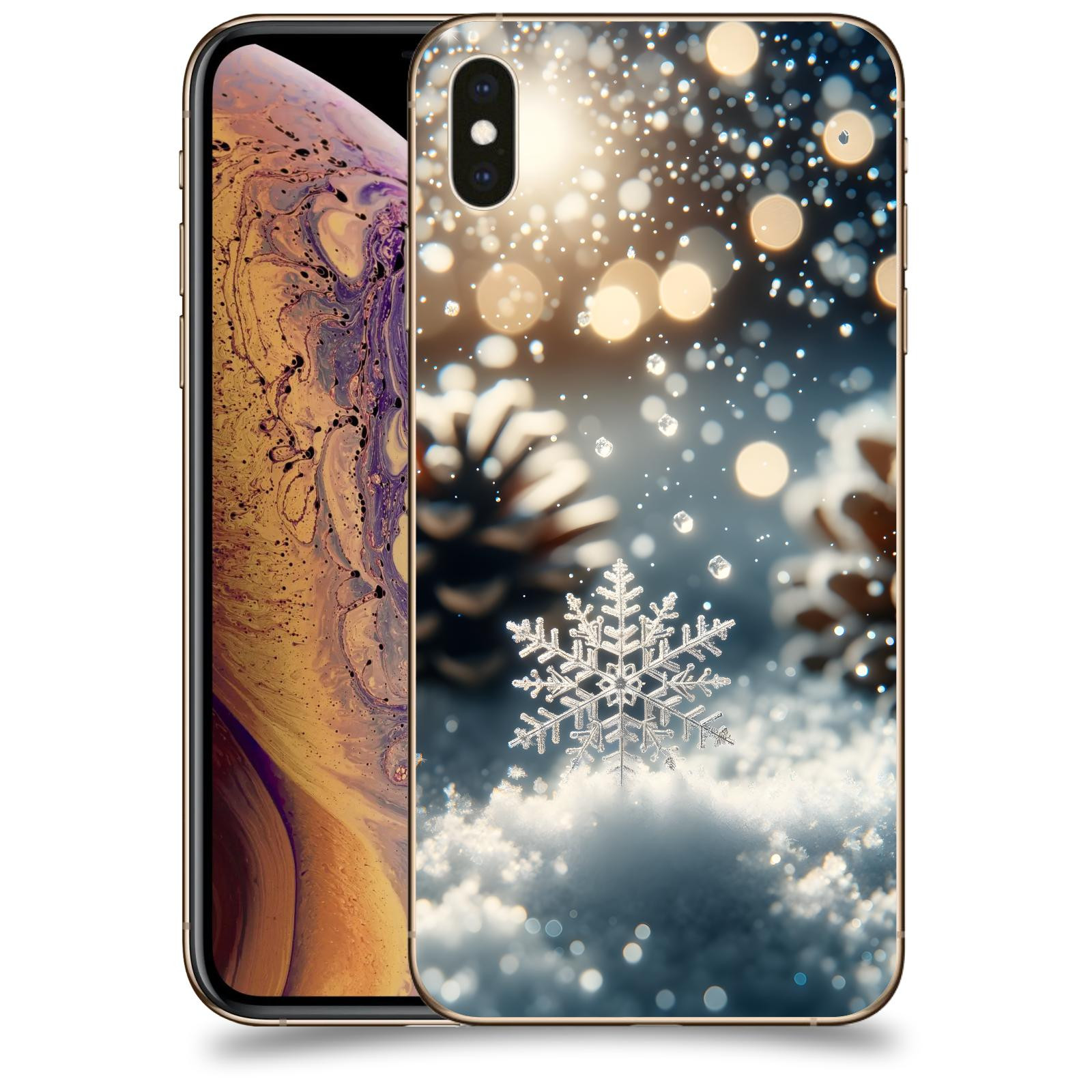 ACOVER Kryt na mobil Apple iPhone XS Max - Vločka